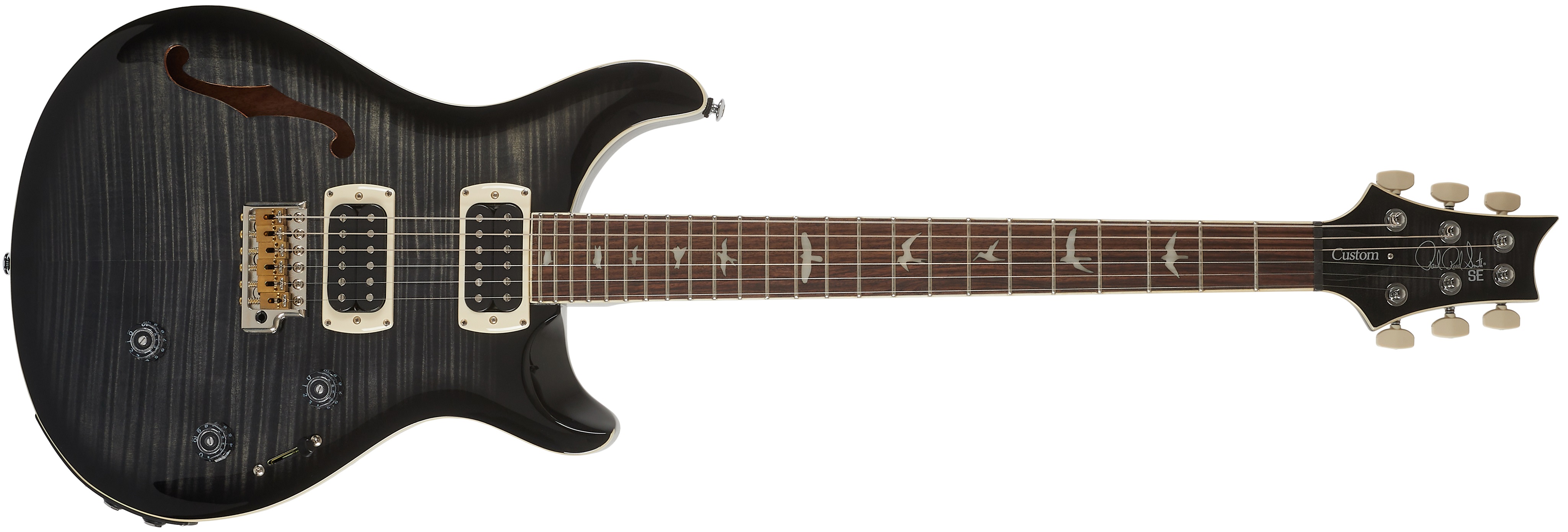 Levně PRS SE Custom 24 Semi-Hollow Piezo Charcoal Burst 2026