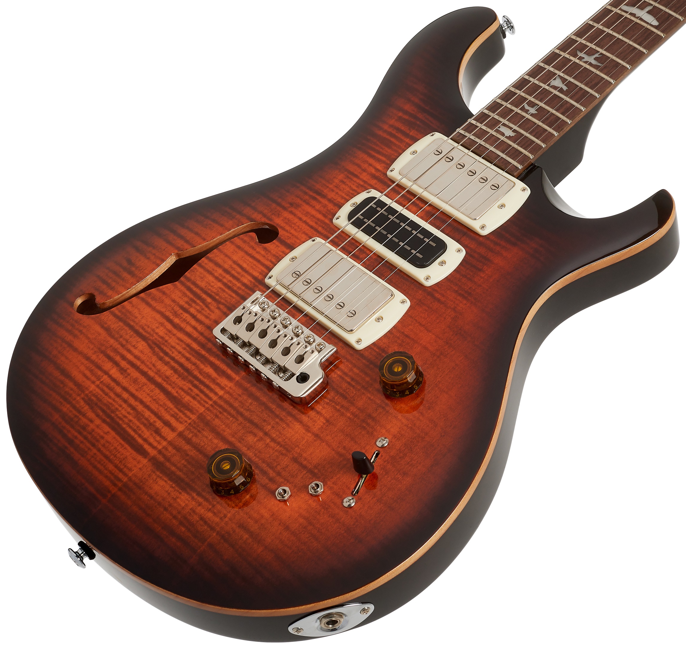 PRS SE Special Semi-Hollow Orange Tiger Smokeburst 2026 (obrázek 3)