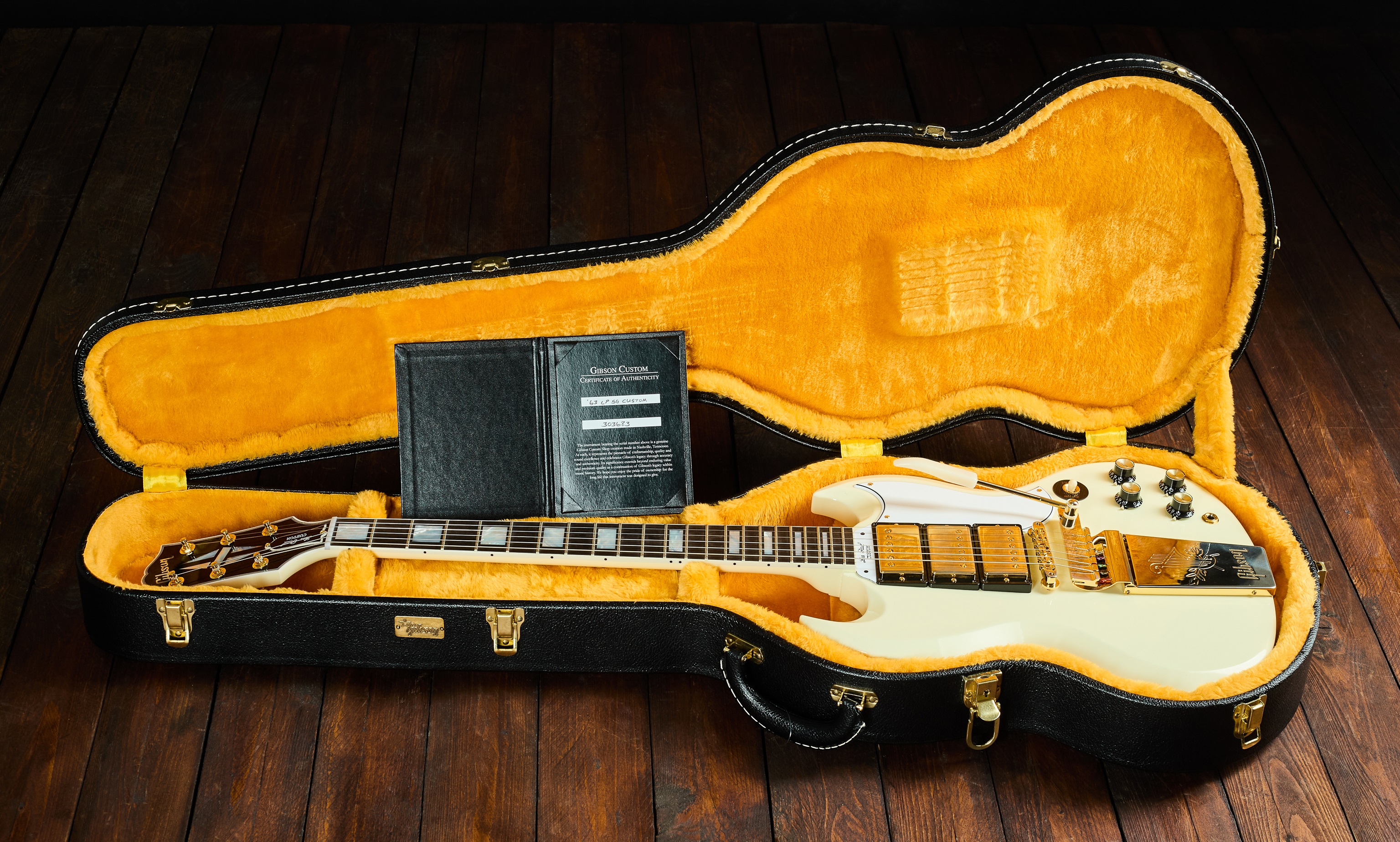 Gibson Custom 2023 Les Paul SG 63 Custom Reissue 3-Pickup w/ Maestro V (obrázek 7)
