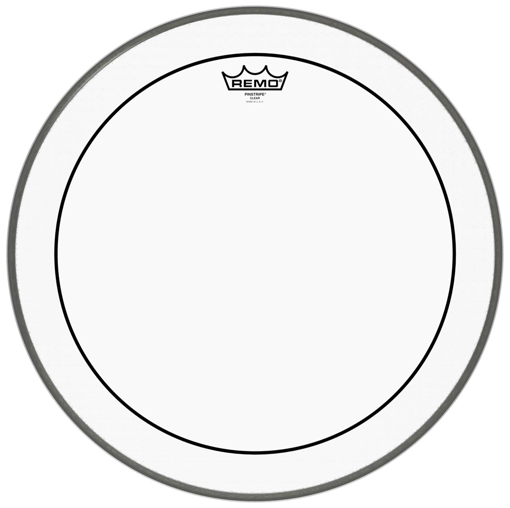 Levně Remo 18" PinStripe Bass Clear