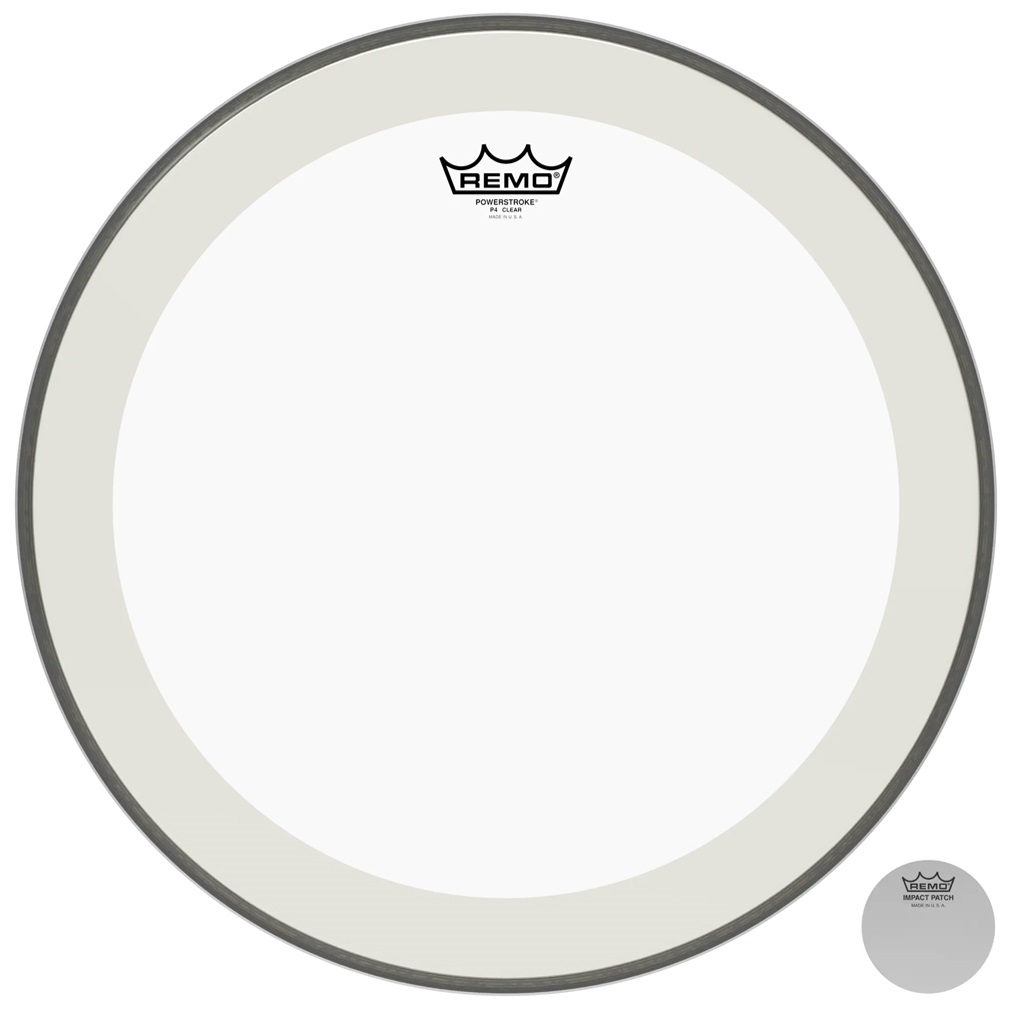 Levně Remo 18" Powerstroke 4 Bass Clear