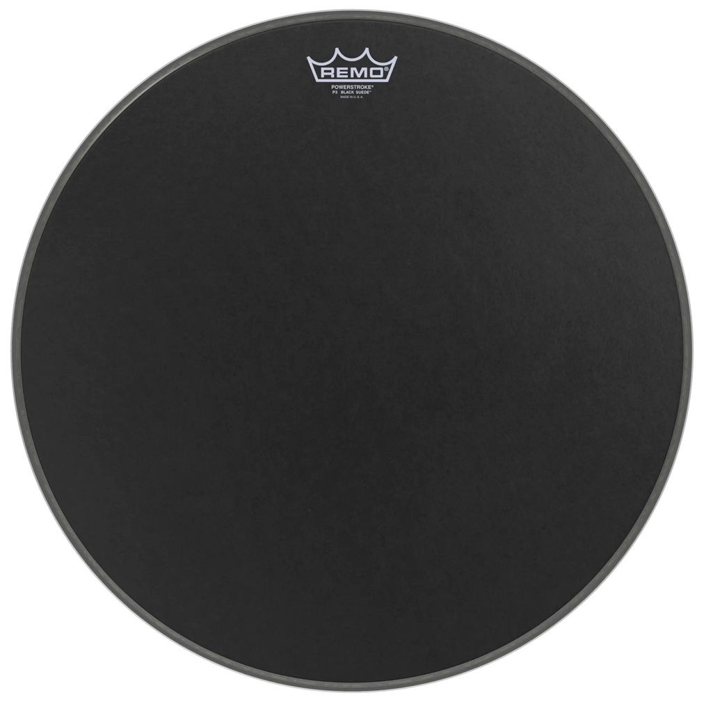 Levně Remo 20" Powerstroke 3 Black Suede