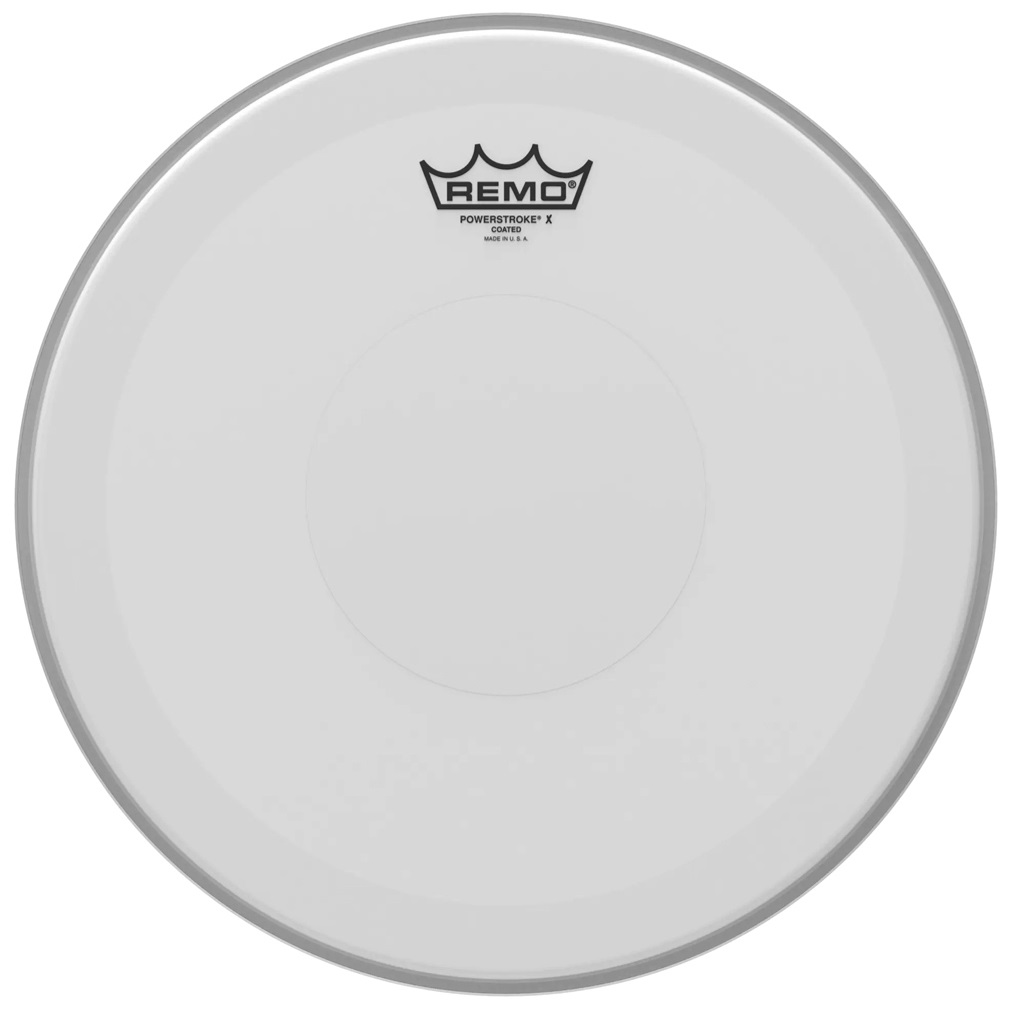 Levně Remo 14" Powerstroke X Coated With Clear Dot