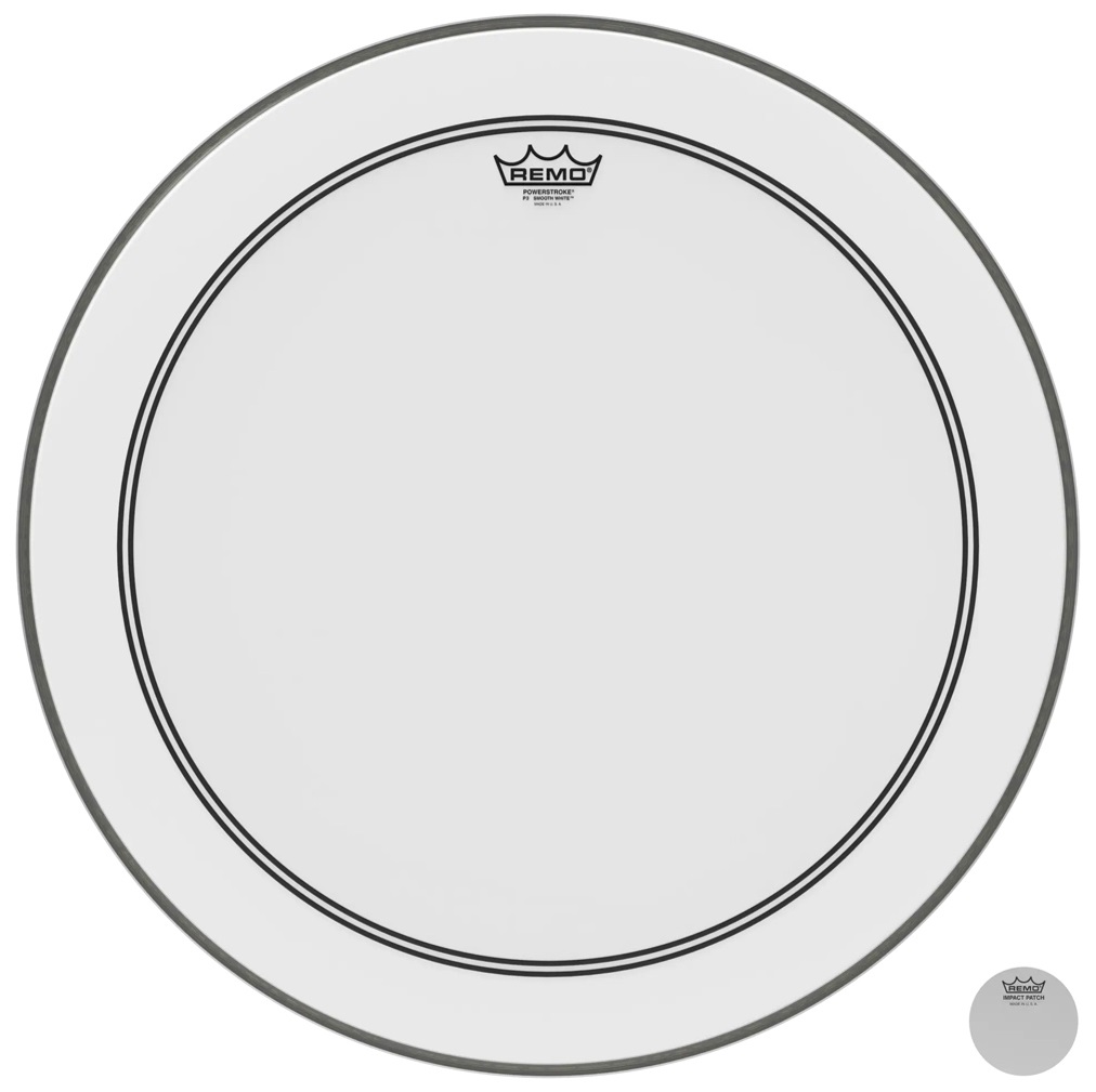 Levně Remo 24" Powerstroke 3 Smooth white