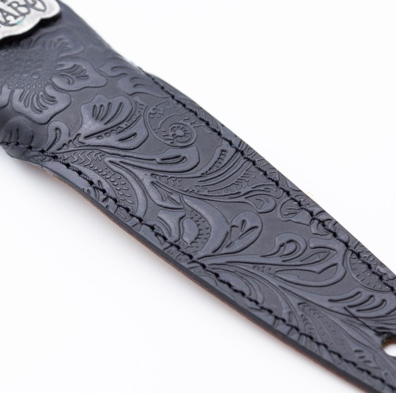 Magrabò Stripe SS Cotton Washed Black / Flores Black 5 cm (obrázek 5)