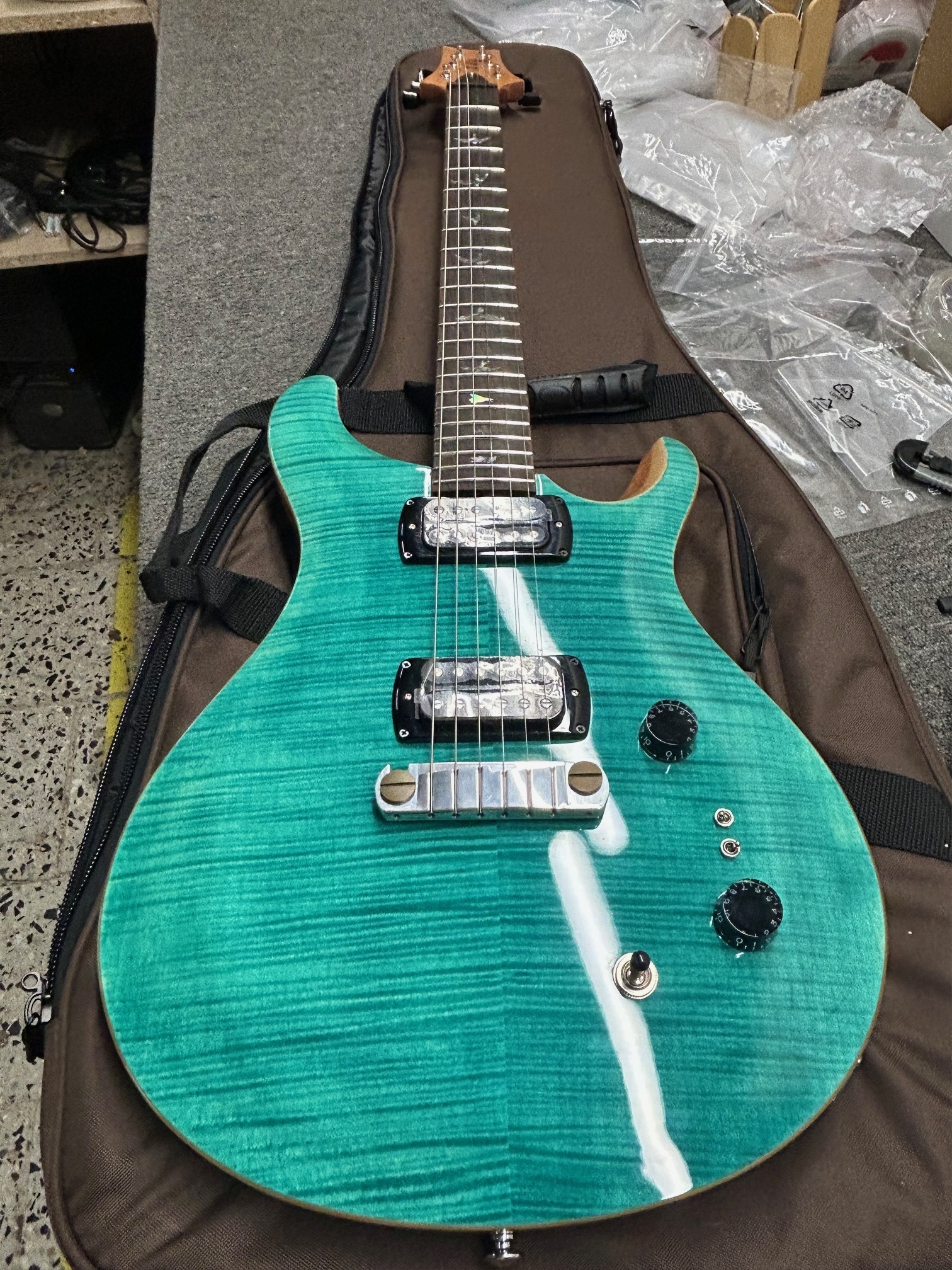 PRS SE Paul's Guitar Turquiose (použité) (obrázek 12)