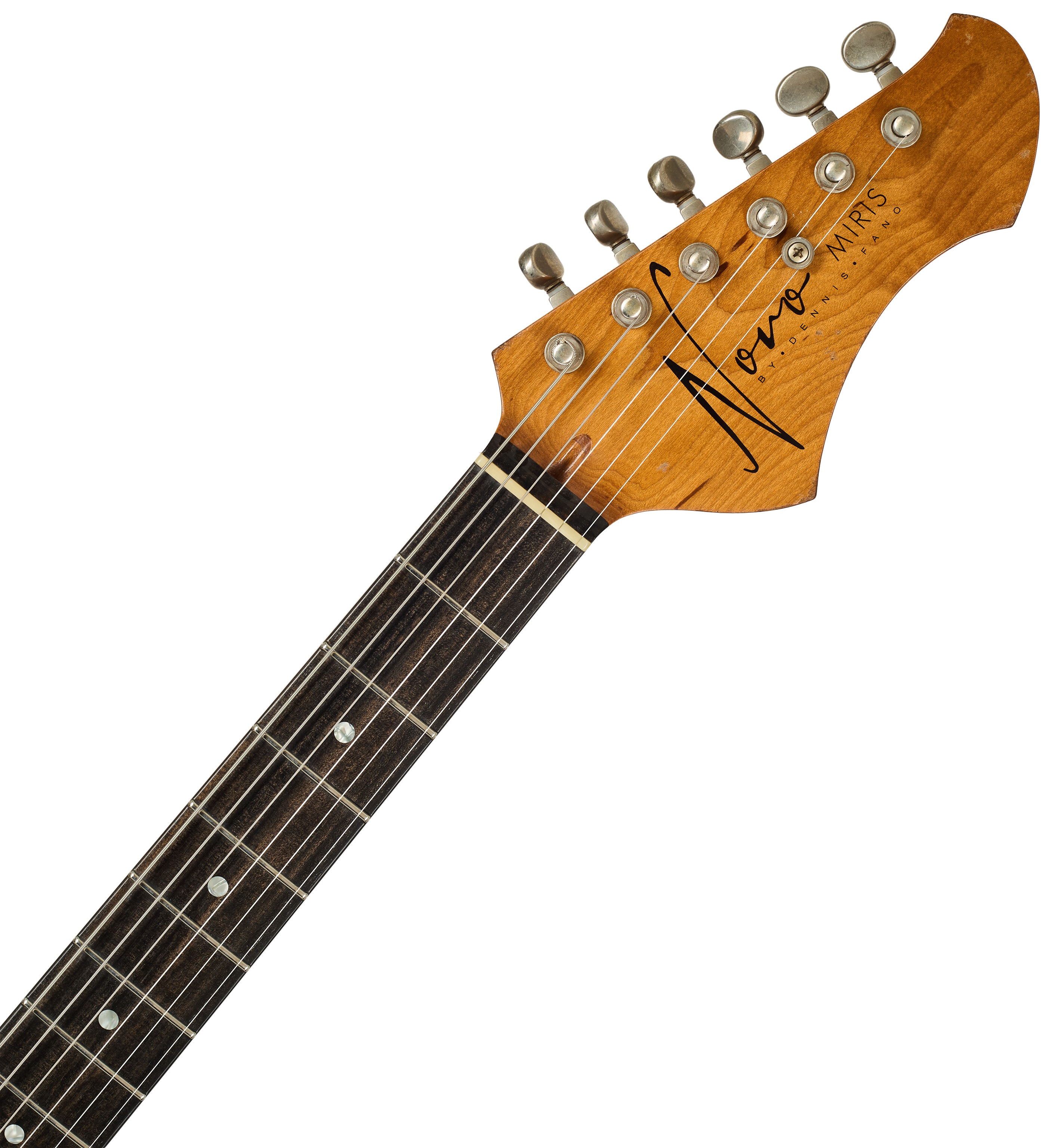 Novo Miris J Custom Blonde Bakelite Guard Ebony Fingerboard Lollartron (obrázek 4)
