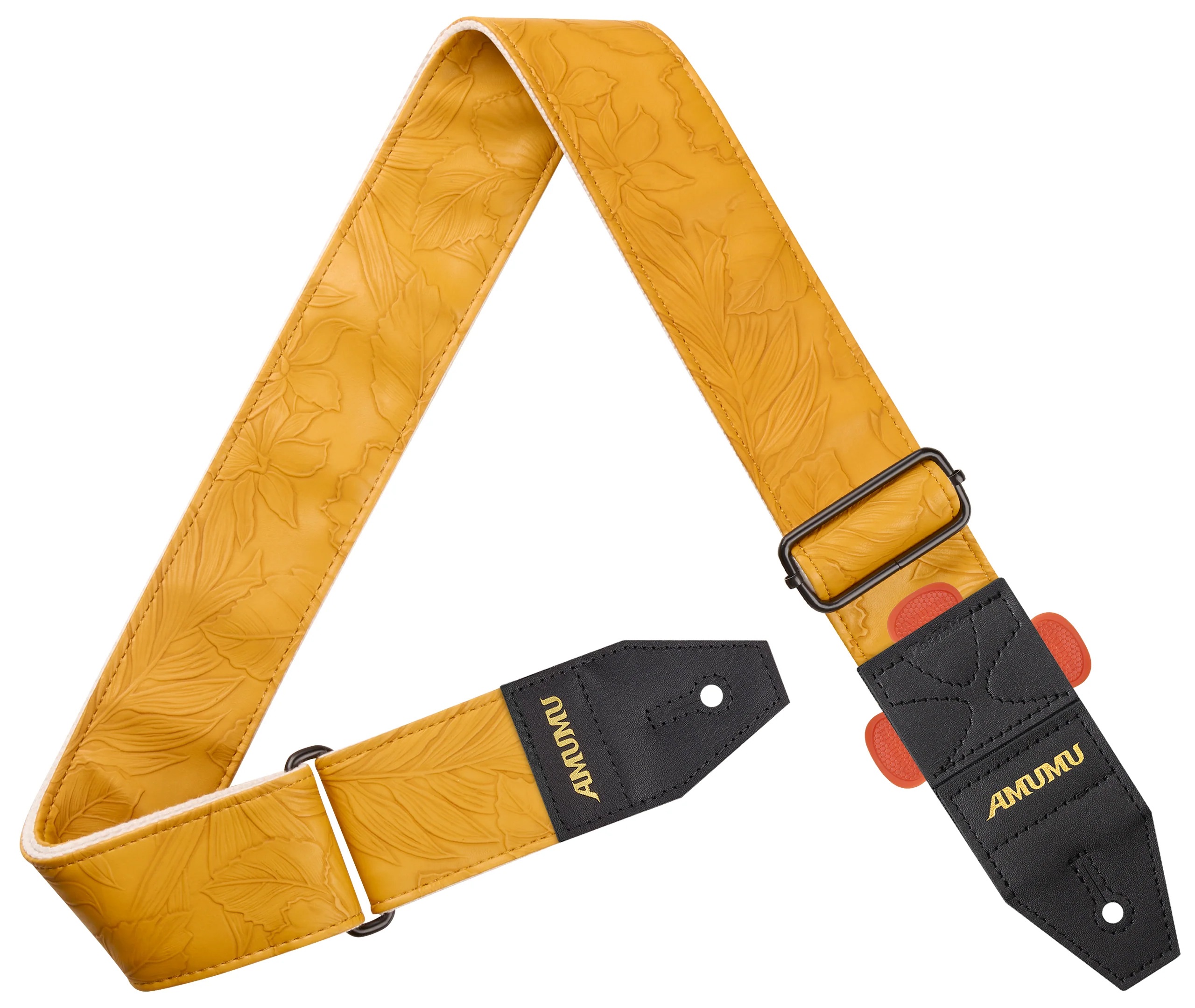 Levně Amumu Embossed Leaf Yellow