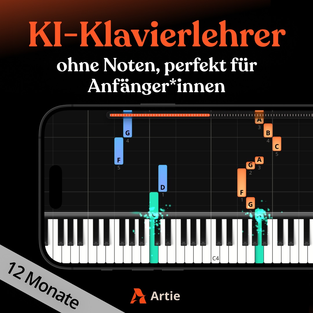 ArtMaster Artie – dein KI-Klavierlehrer (iOS)