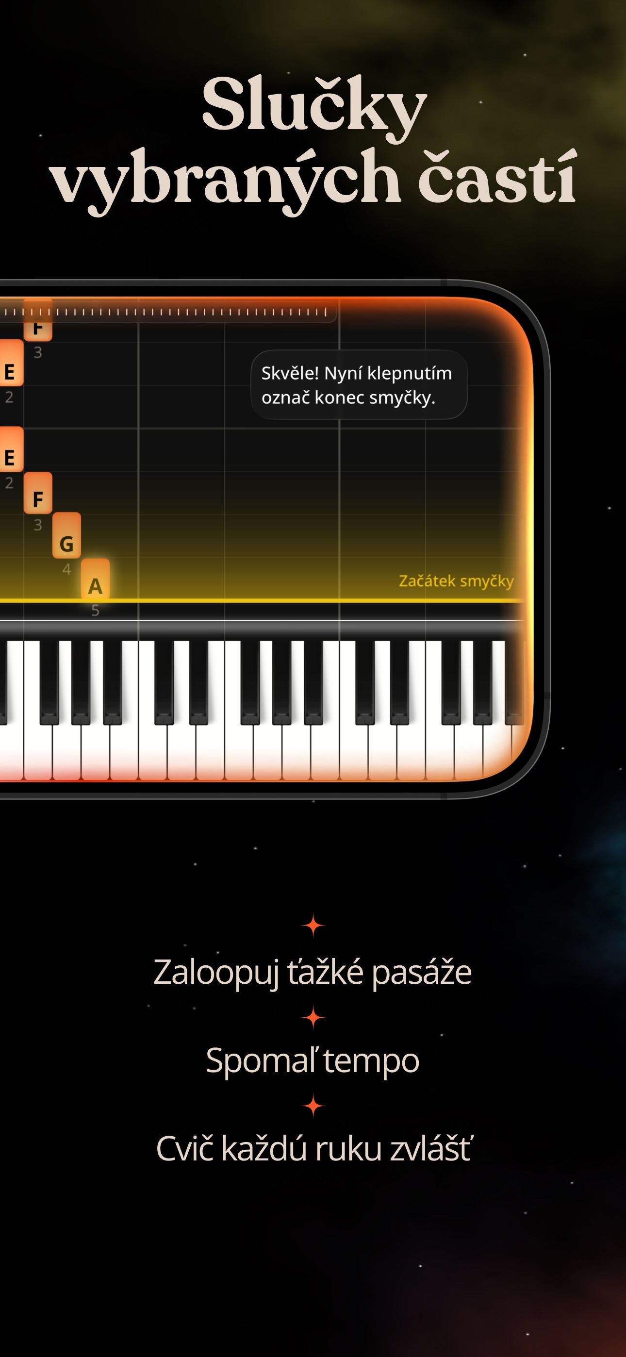 ArtMaster Artie – AI ucitel hry na klavíri (iOS) (obrázek 8)