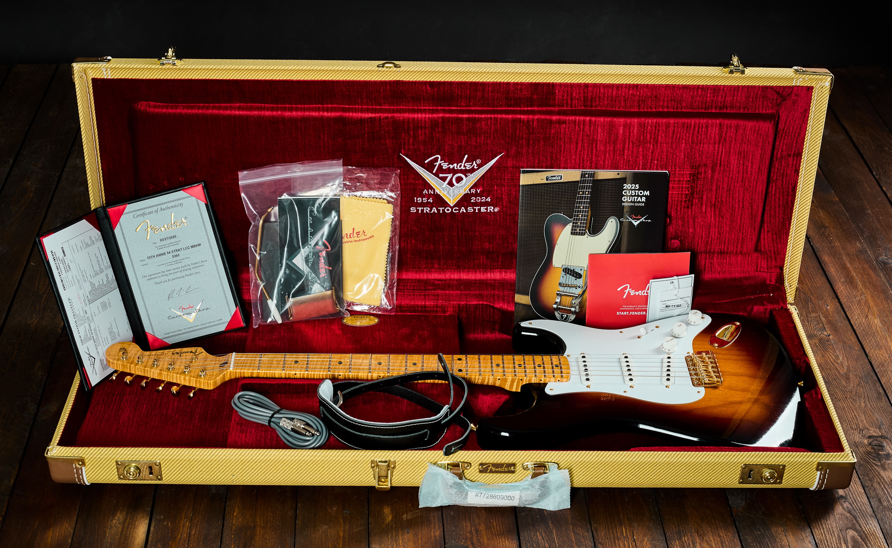 Fender Custom Shop 2025 Masterbuilt 70th Anniversary 54 Stratocaster L (obrázek 8)