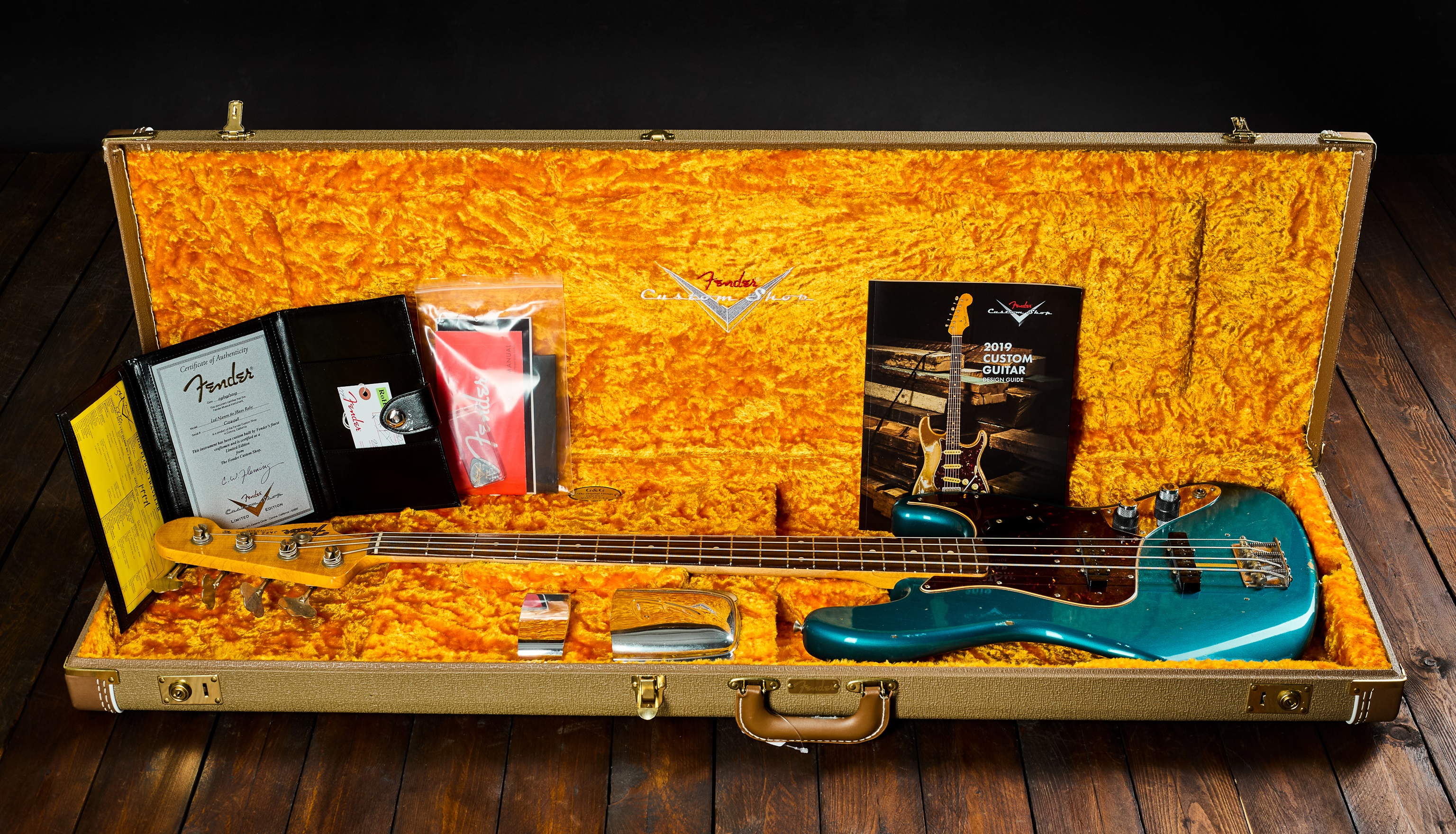 Fender Custom Shop 2019 Jazz Bass 60 Relic NAMM Ltd. (obrázek 8)
