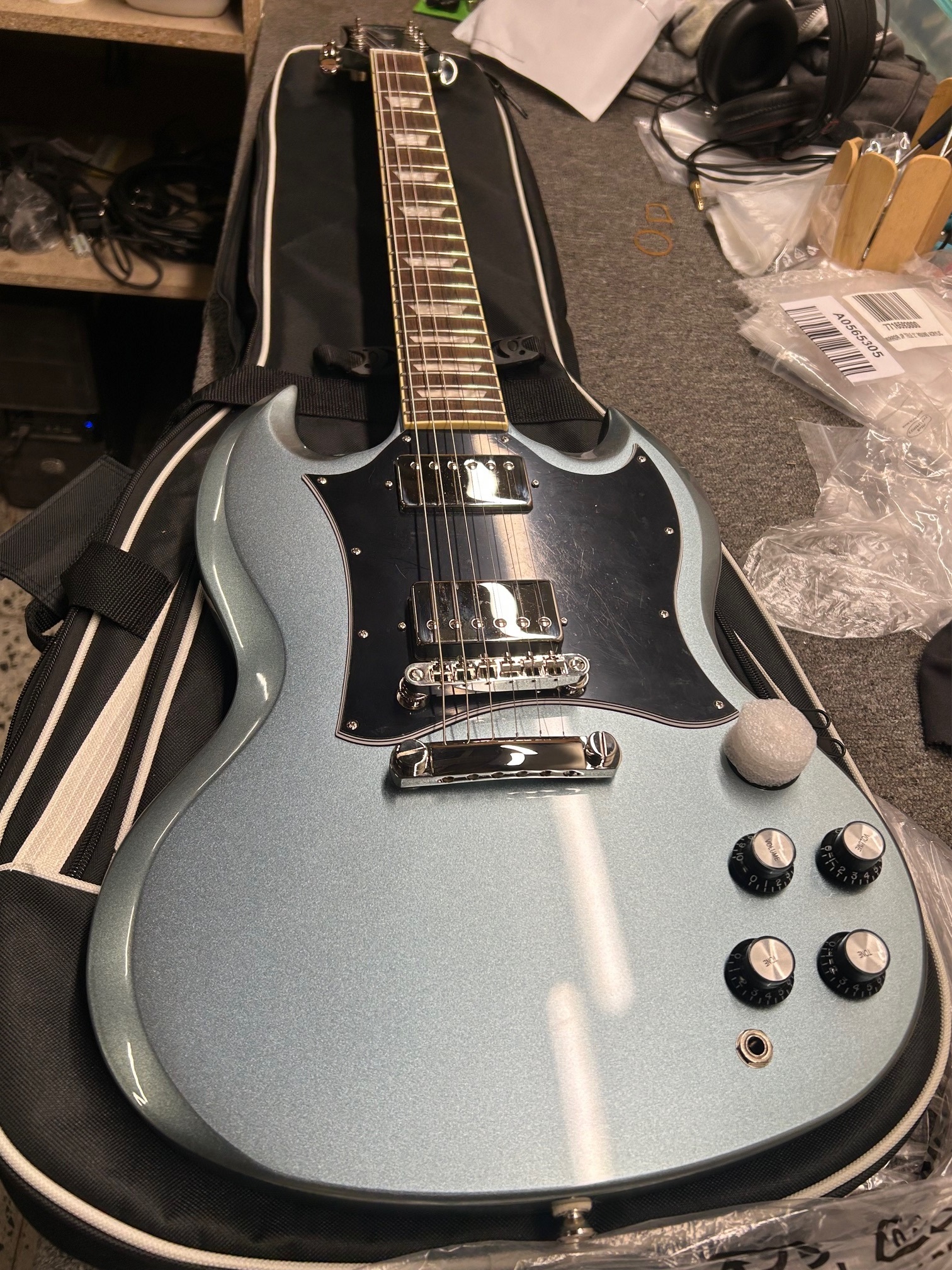 Epiphone SG Standard Pelham Blue (použité) (obrázek 9)