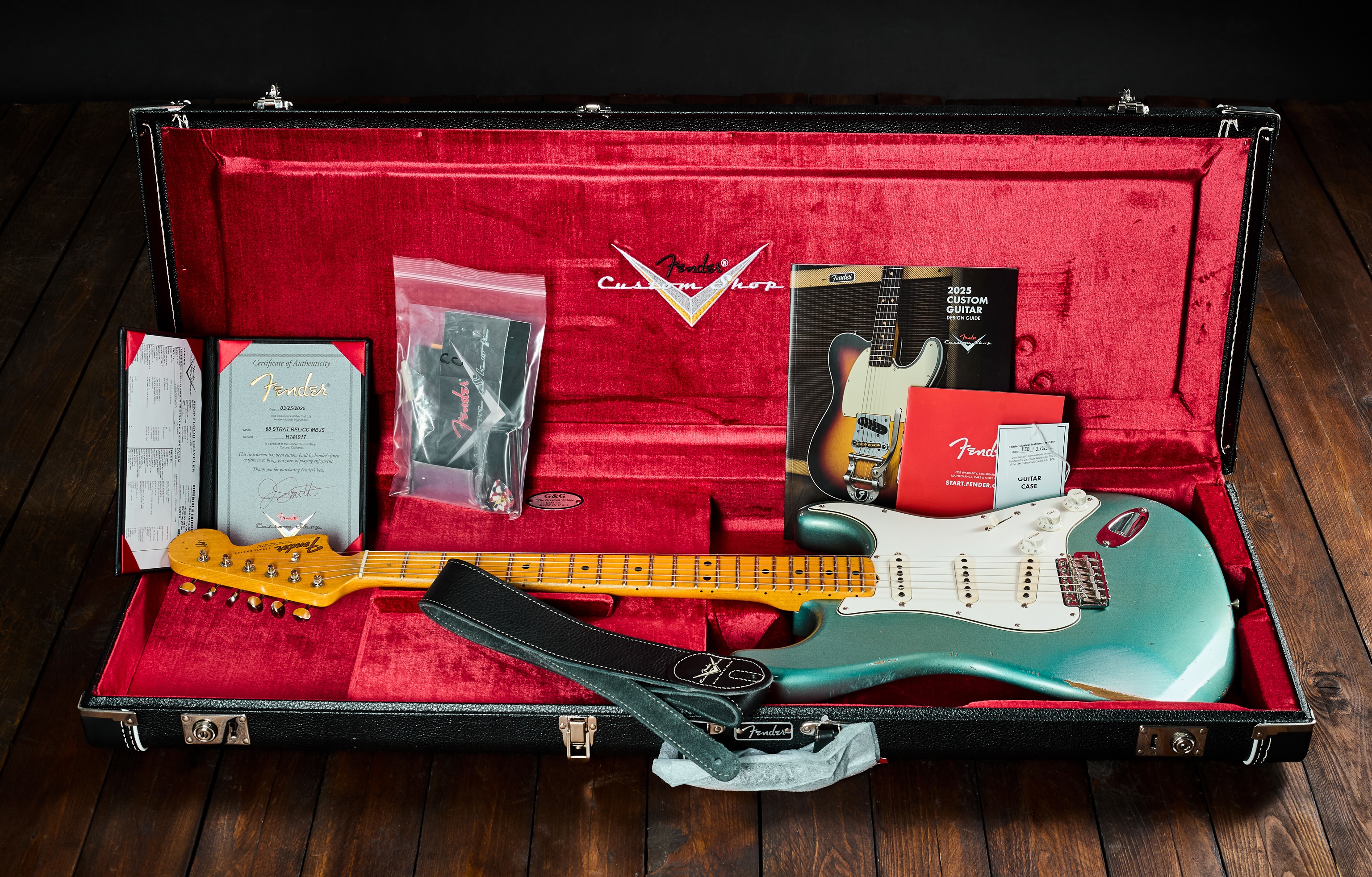 Fender Custom Shop 2025 Masterbuilt 68 Stratocaster Relic Jason Smith (obrázek 8)