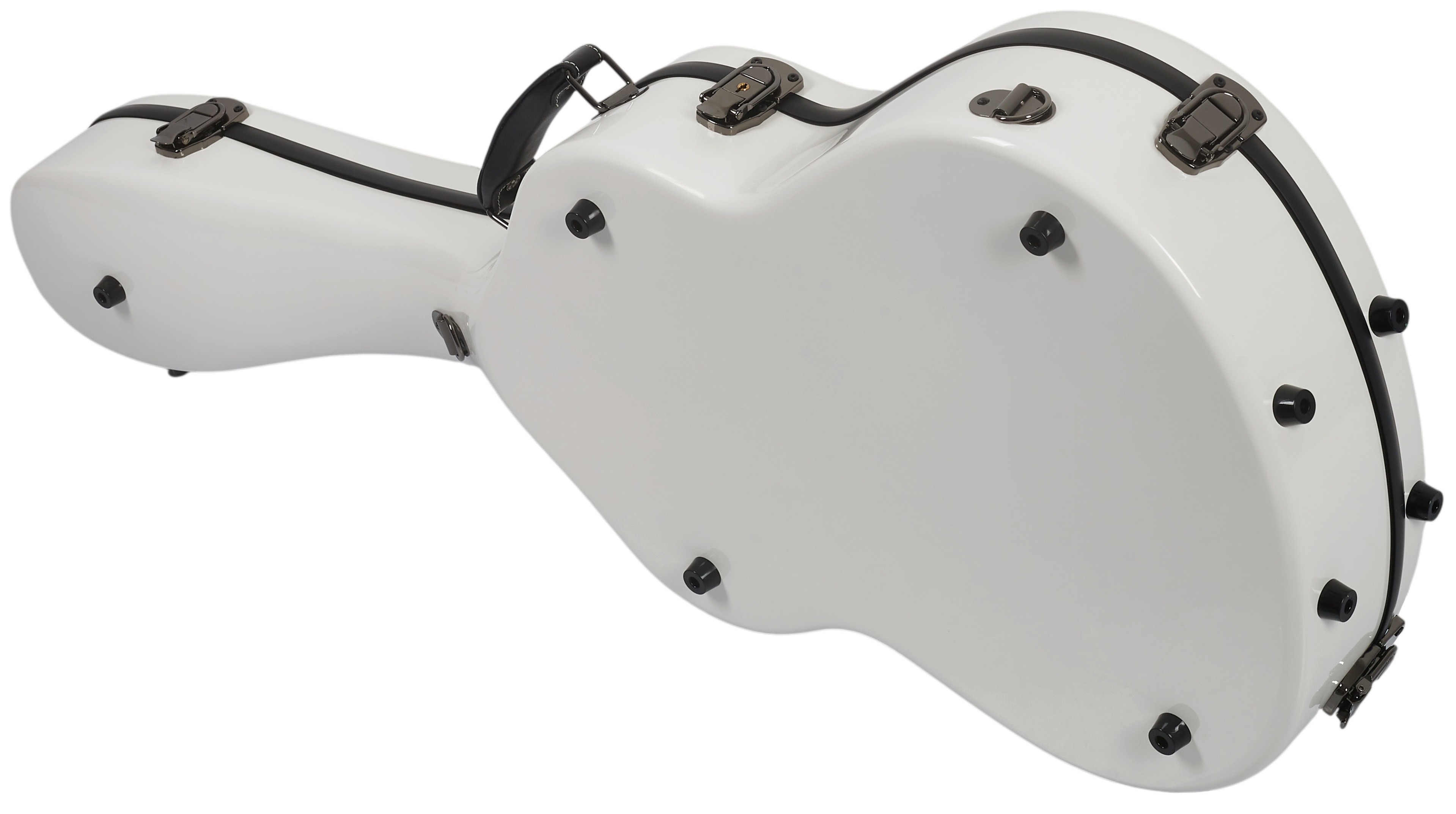 Razzor Fiberglass Classical Guitar Case White (obrázek 5)