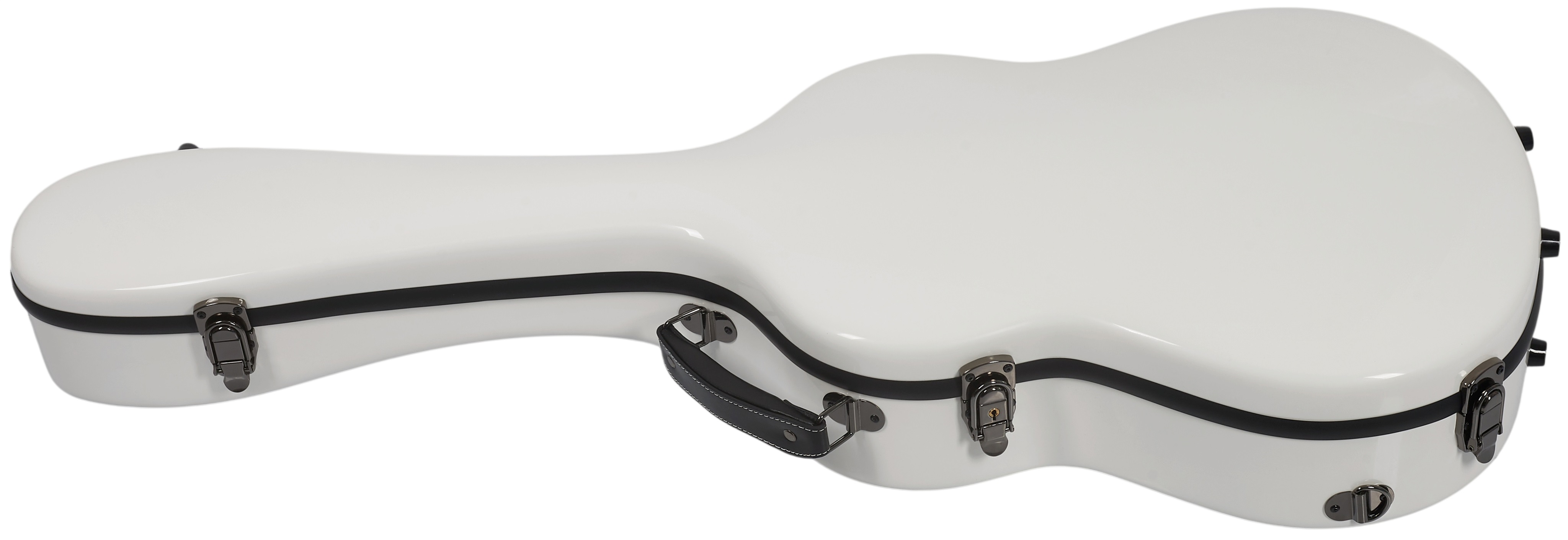 Razzor Fiberglass Classical Guitar Case White (obrázek 6)
