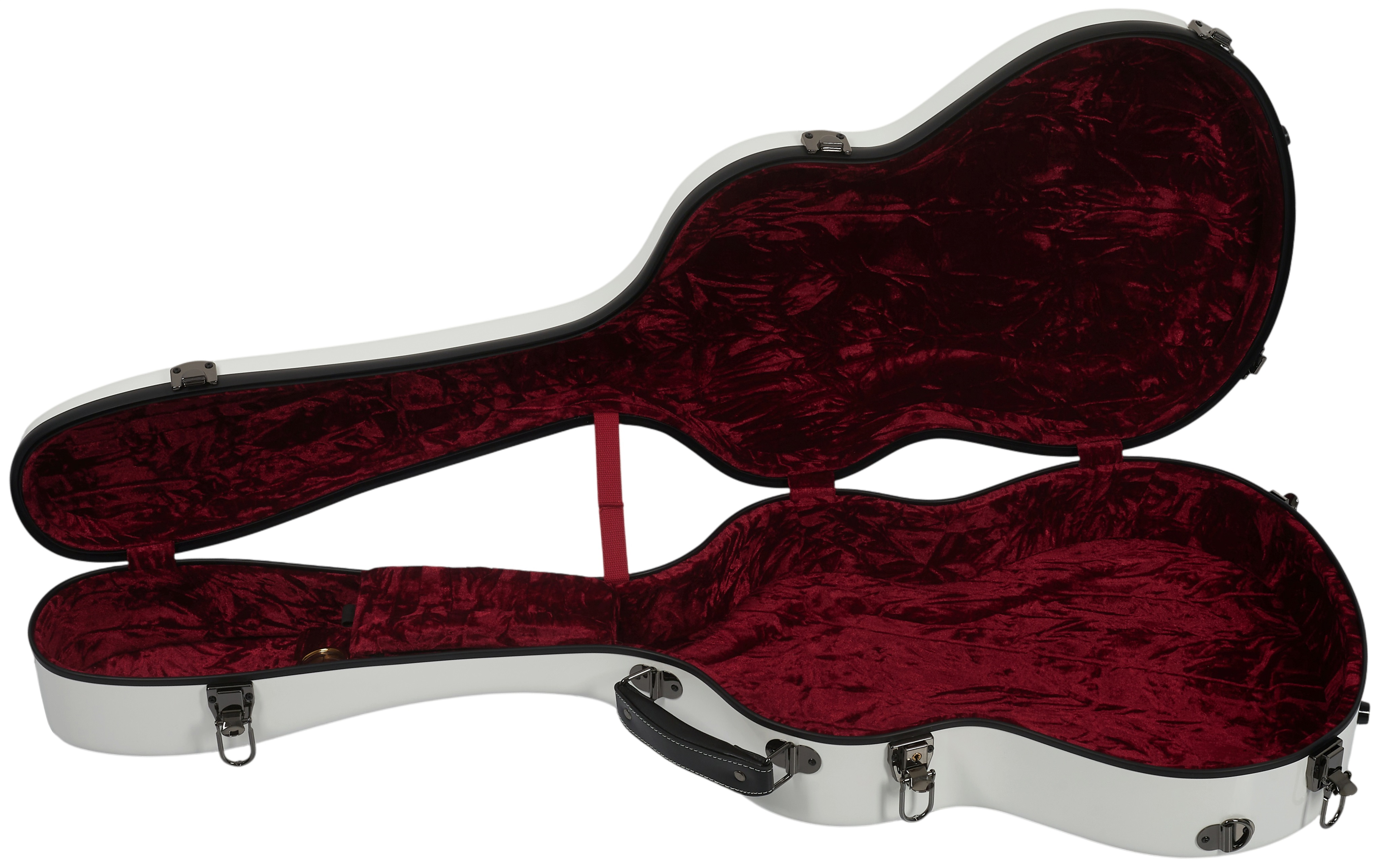 Razzor Fiberglass Classical Guitar Case White (obrázek 8)