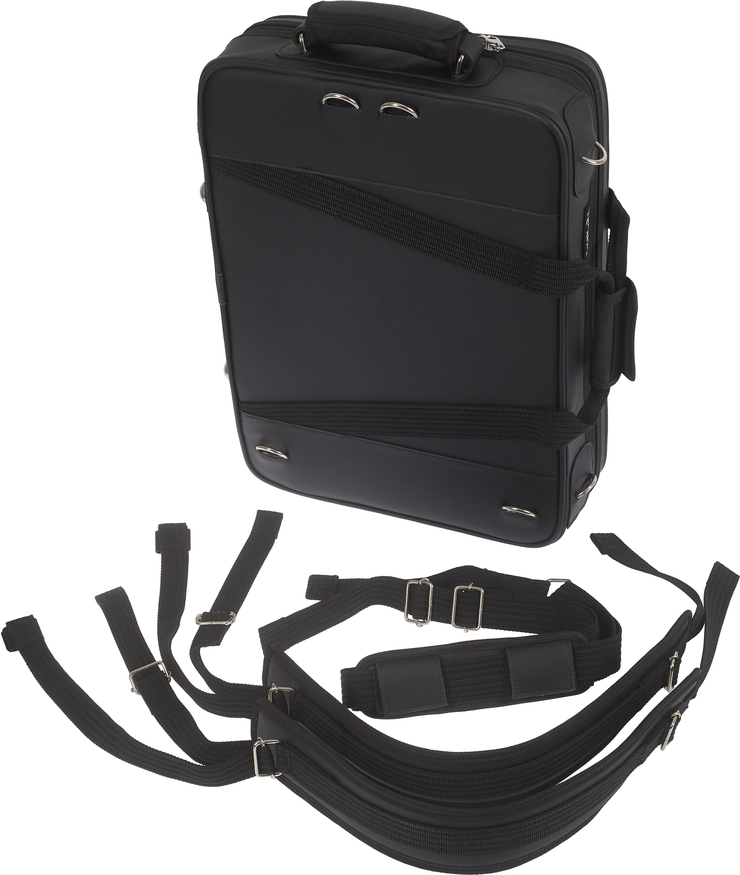 Marcus Bonna MB Case for 2 Clarinets A/Bb, Black Leather (obrázek 8)