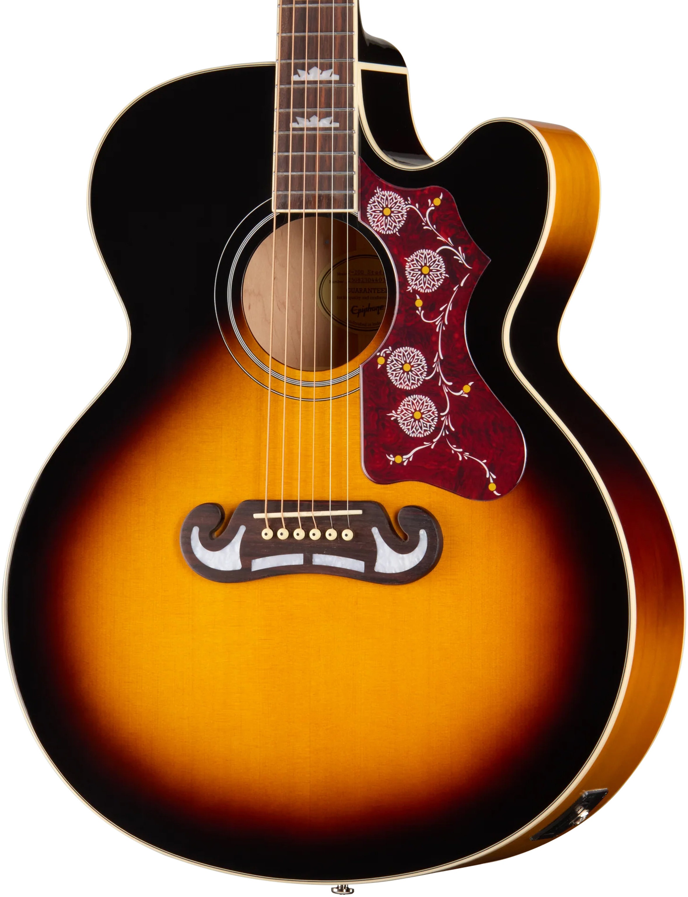 Epiphone J-200 Studio EC Vintage Sunburst (obrázek 3)
