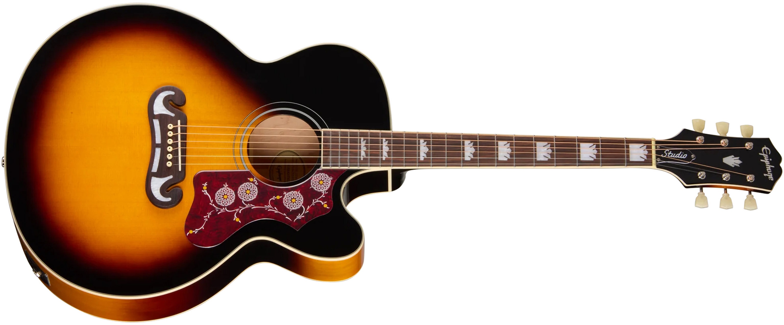 Levně Epiphone J-200 Studio EC Vintage Sunburst