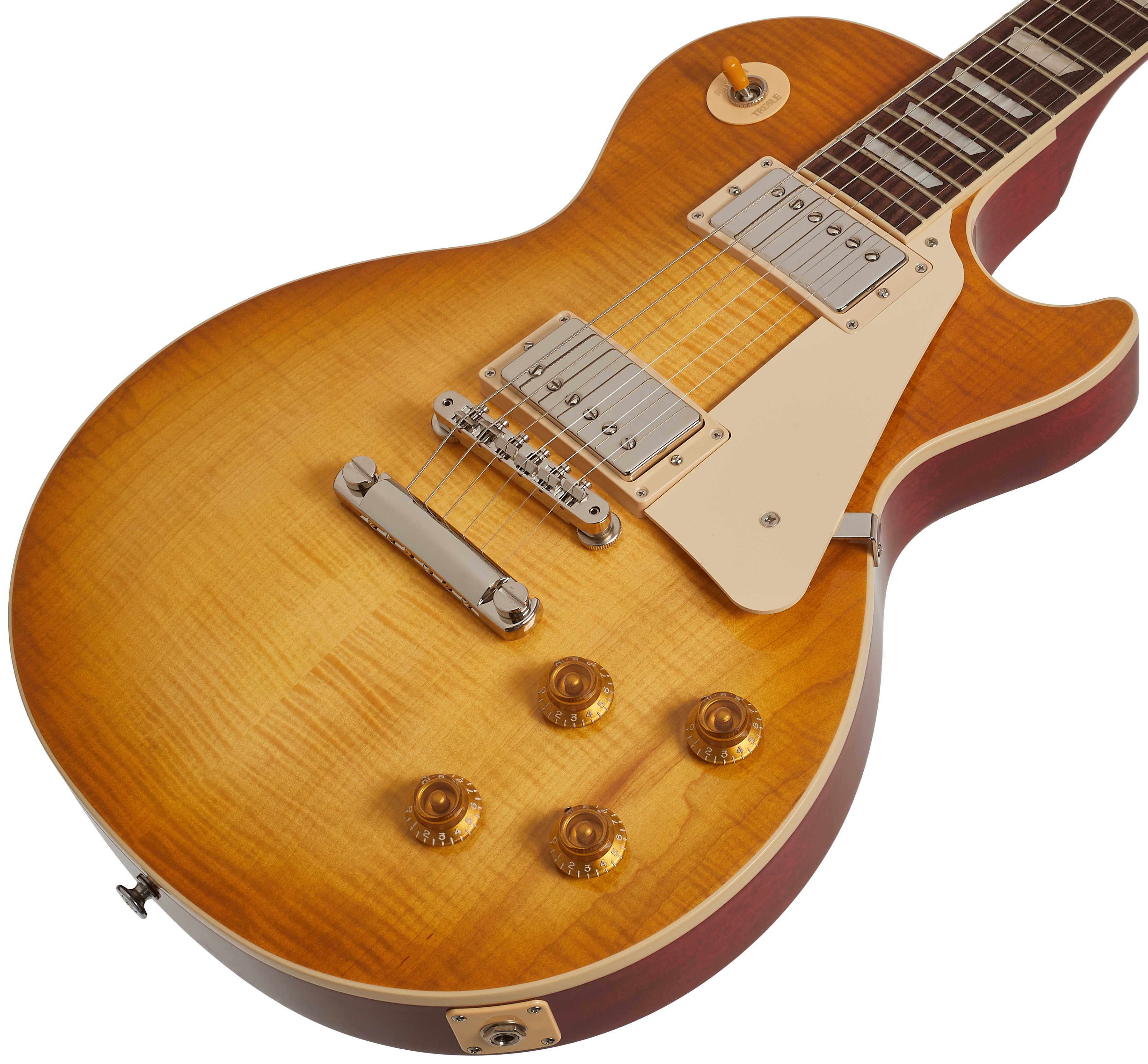 Gibson Les Paul Standard 50s Custom Shop Top Honey Burst Red Back (obrázek 3)