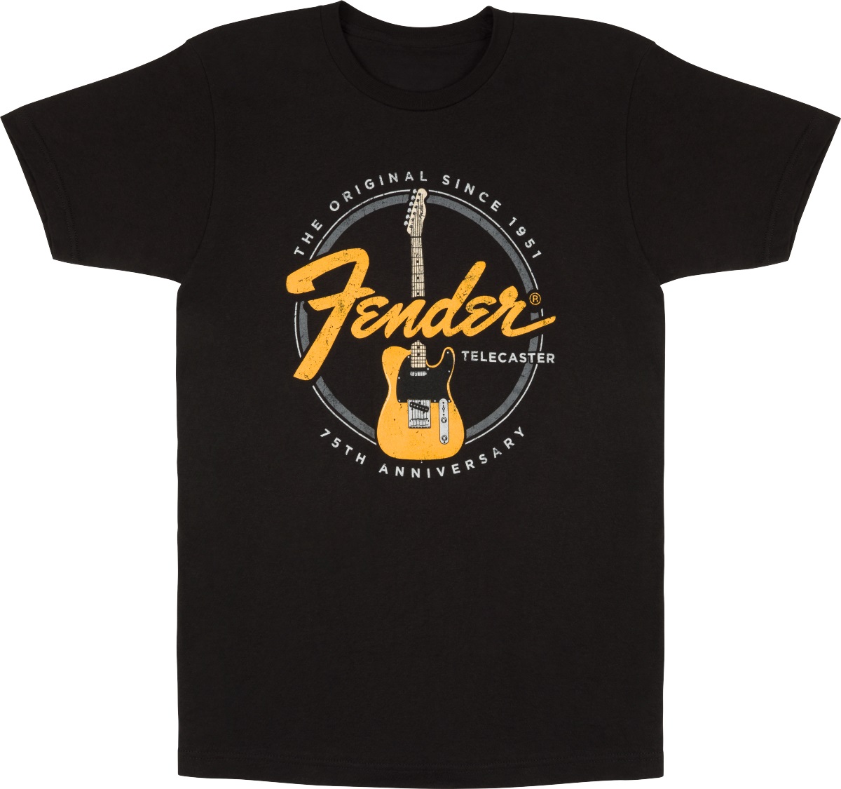 Levně Fender Telecaster 75th Tele Tee Vintage Black S