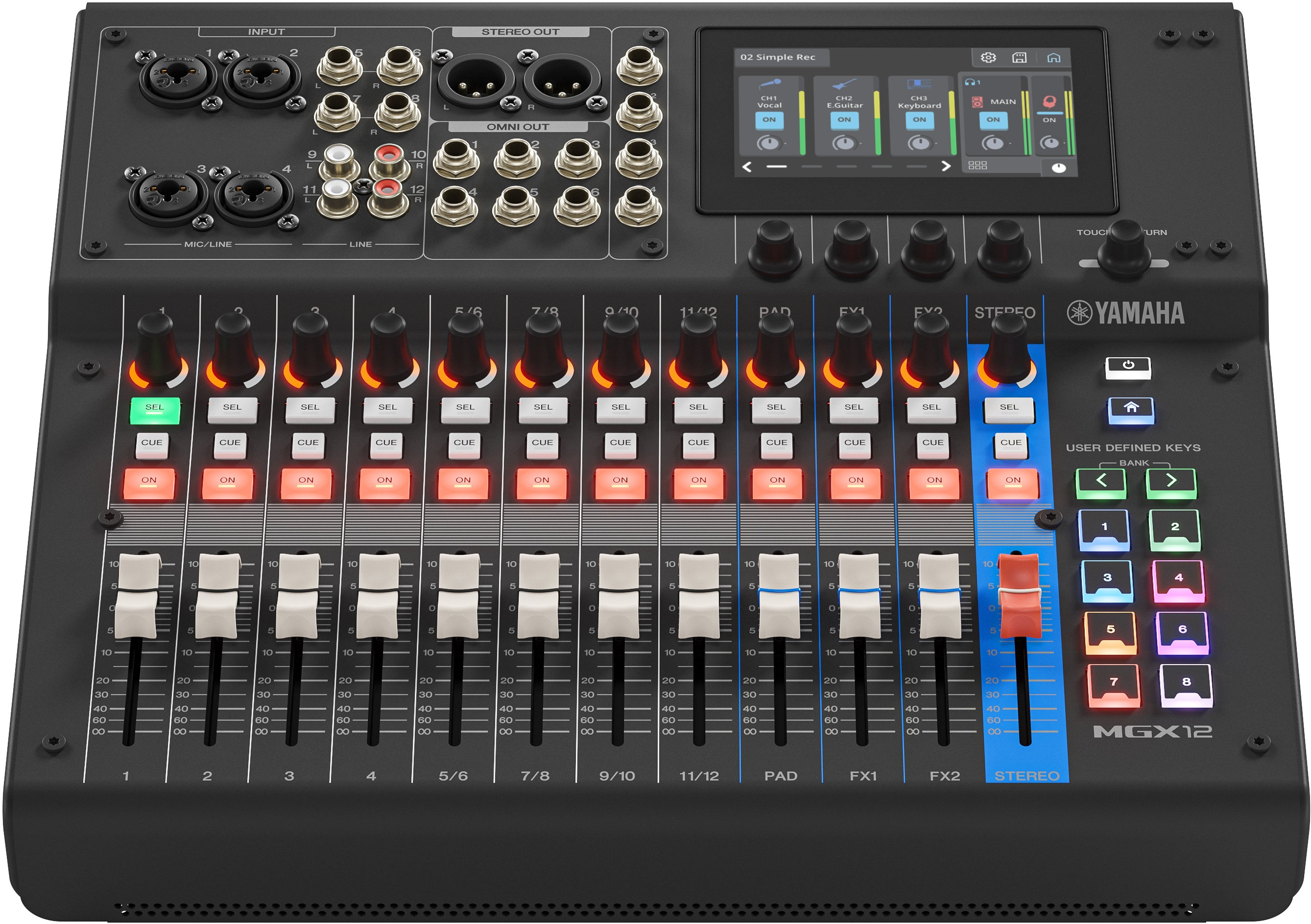 Yamaha MGX12 BK (obrázek 3)