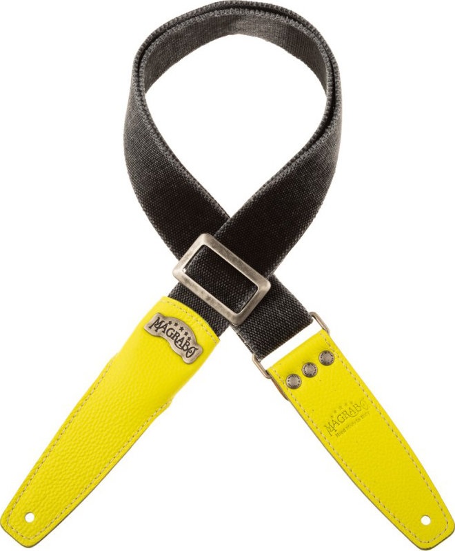 Levně Magrabò Stripe SS Cotton Washed Black / Lime 5 cm