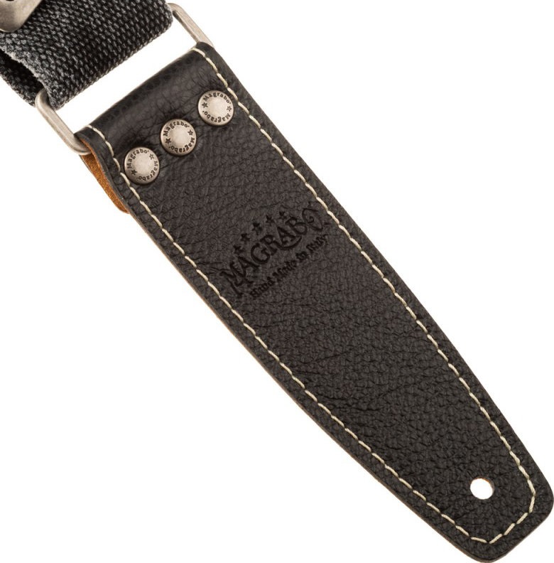 Magrabò Stripe SS Cotton Washed Black / Black 5 cm (obrázek 3)