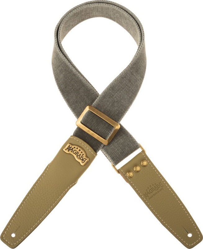 Levně Magrabò Stripe SS Cotton Washed Grey / Pistachio 5 cm