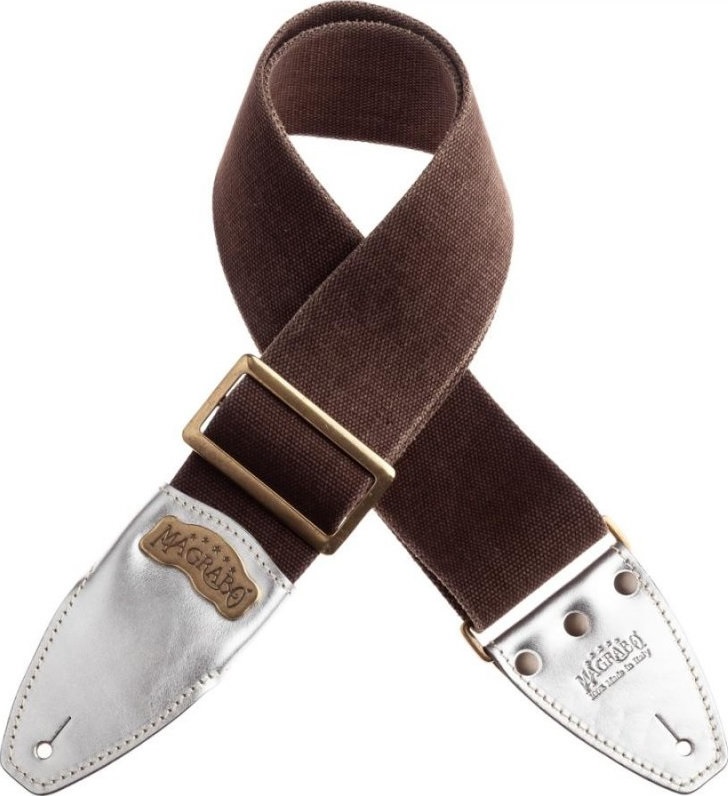 Levně Magrabò Stripe SS Cotton Washed Brown / Silver 8 cm
