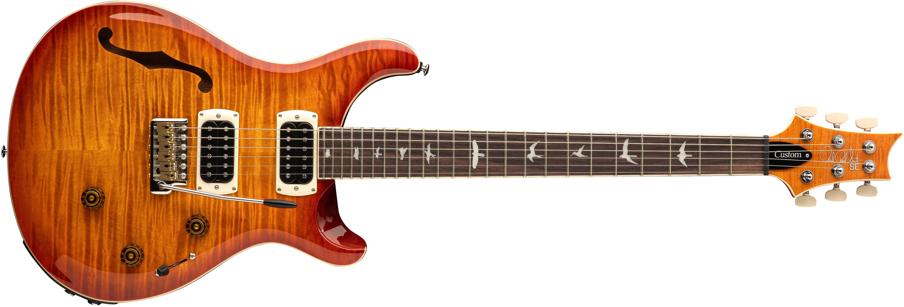 Levně PRS SE Custom 24 Semi-Hollow Piezo Vintage Sunburst 2026