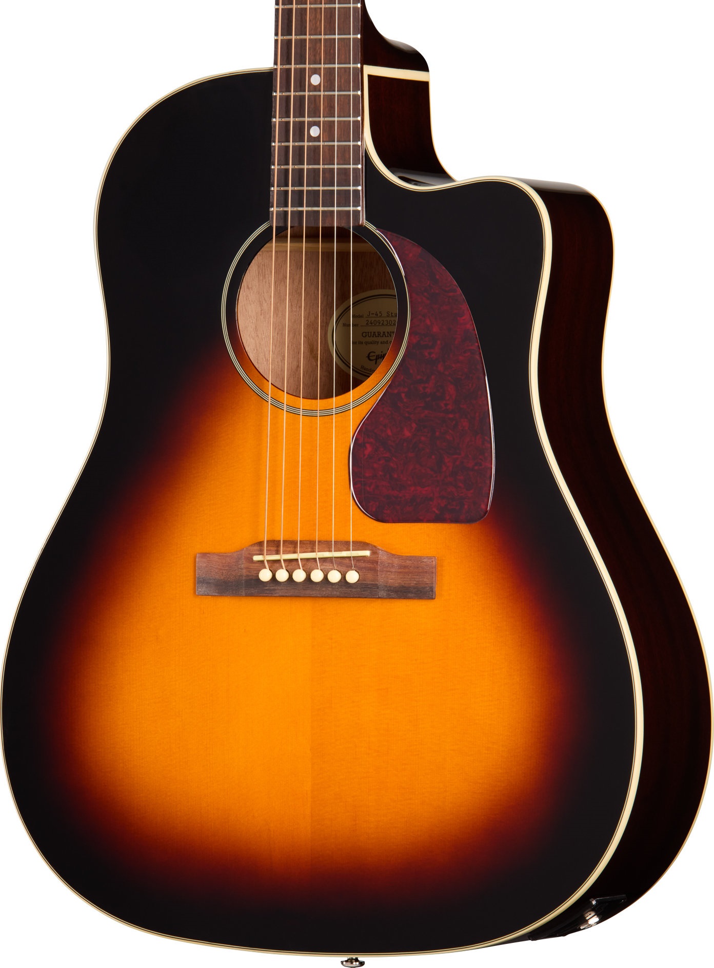 Epiphone J-45 Studio EC Vintage Sunburst (obrázek 3)