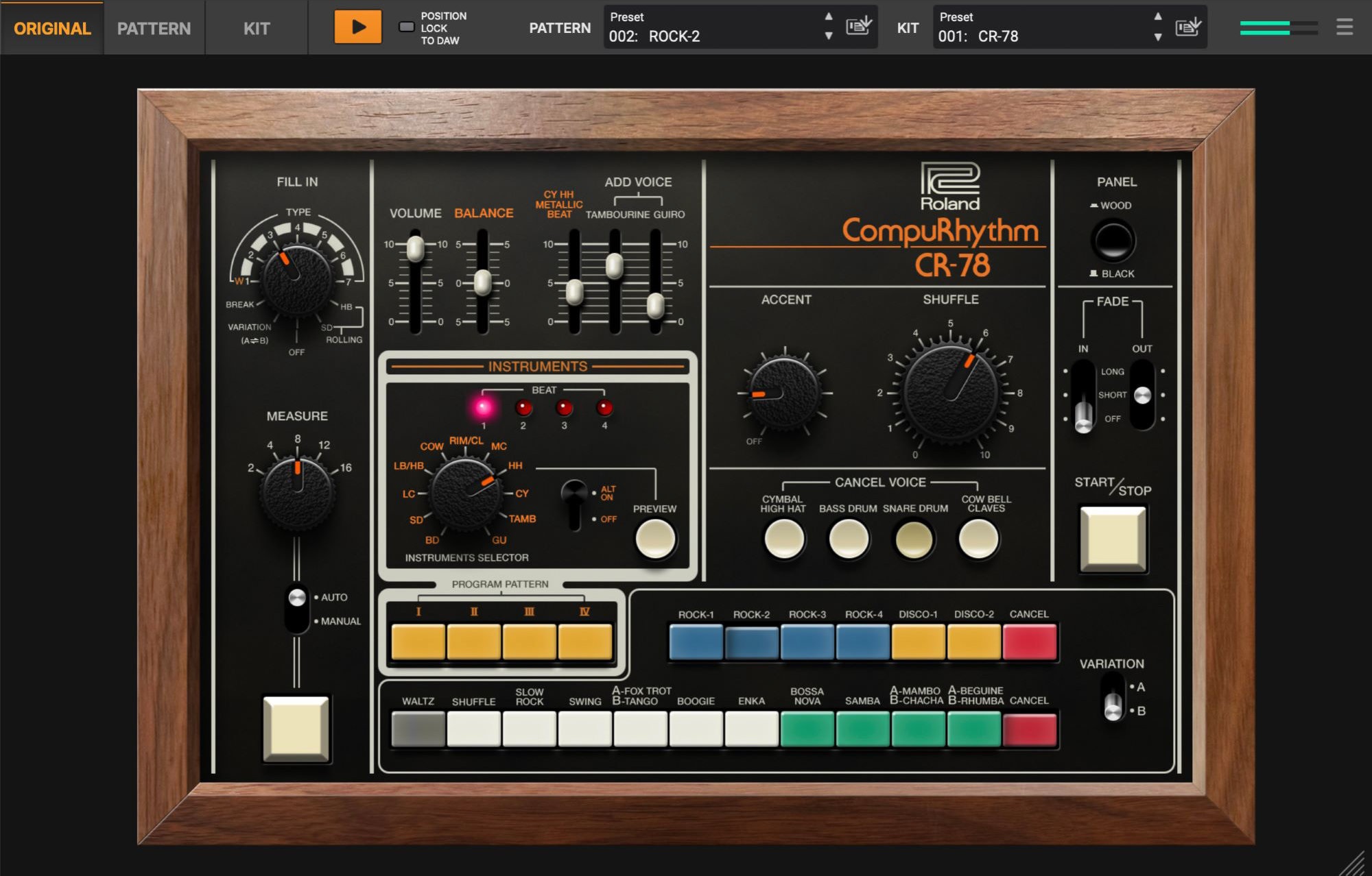 Roland CR-78 (obrázek 15)