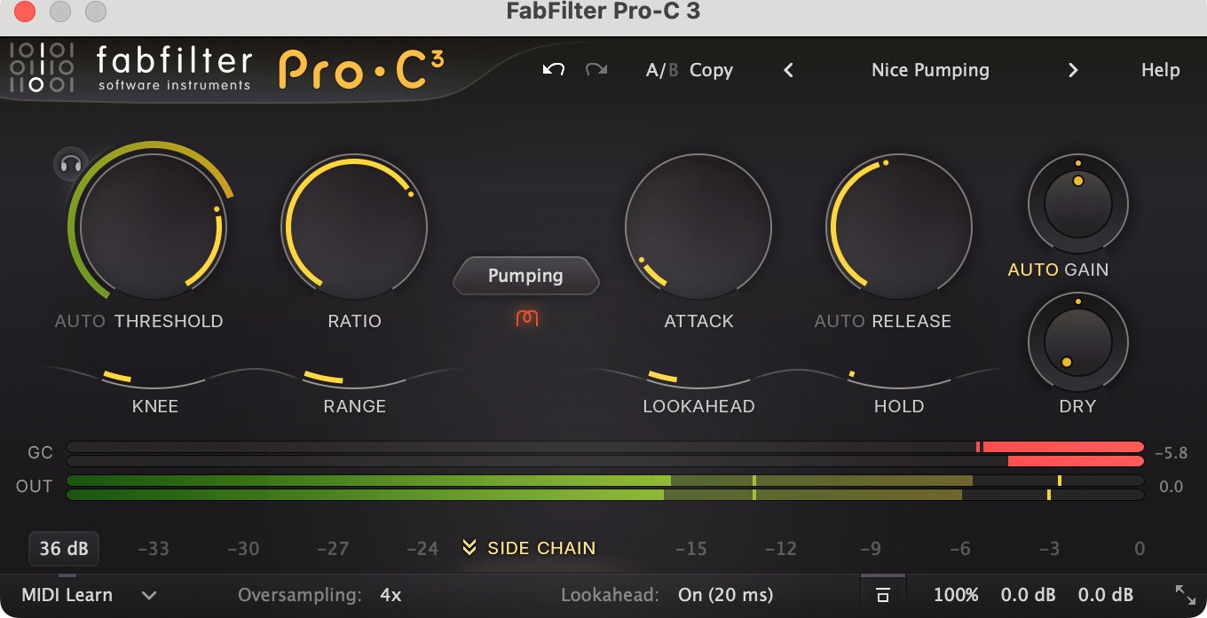 FabFilter Pro-C 3 (obrázek 4)