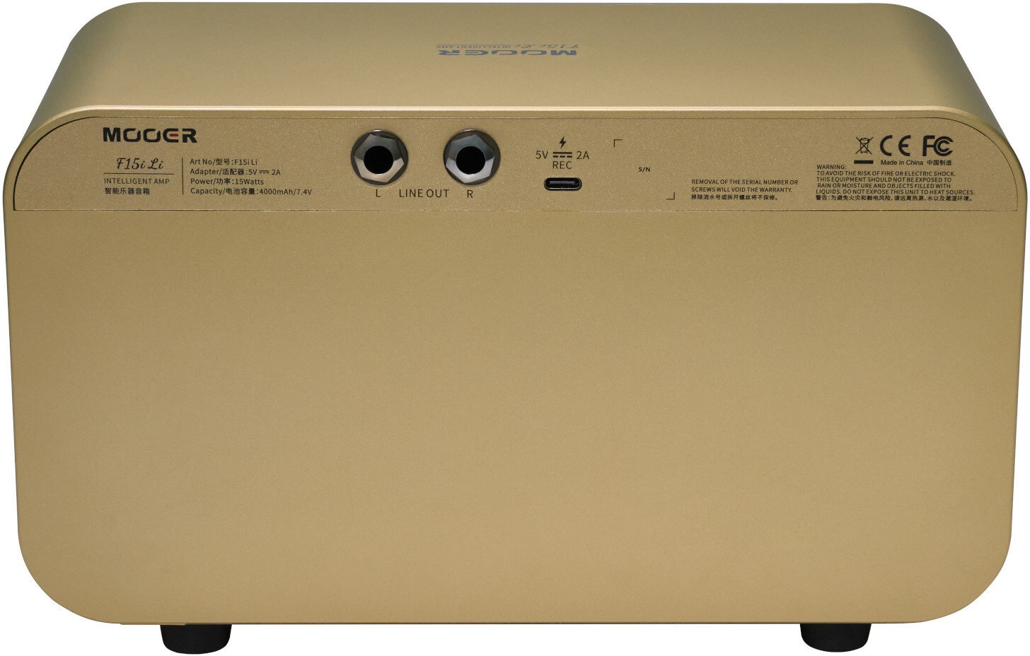 Mooer F15i Li Imperial Gold (obrázek 8)