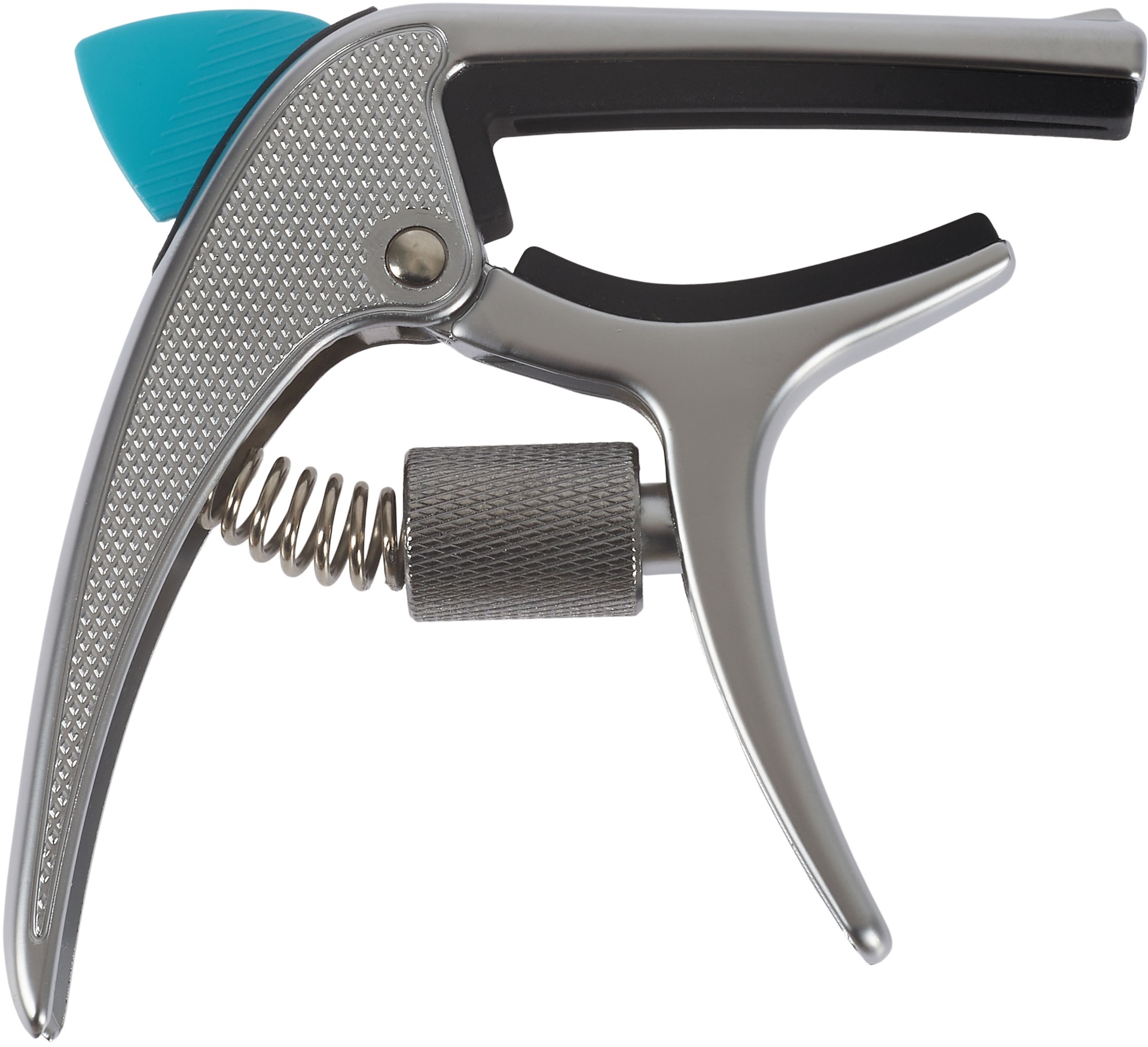 Levně Guitto GGC-02 Revolver Capo Silver