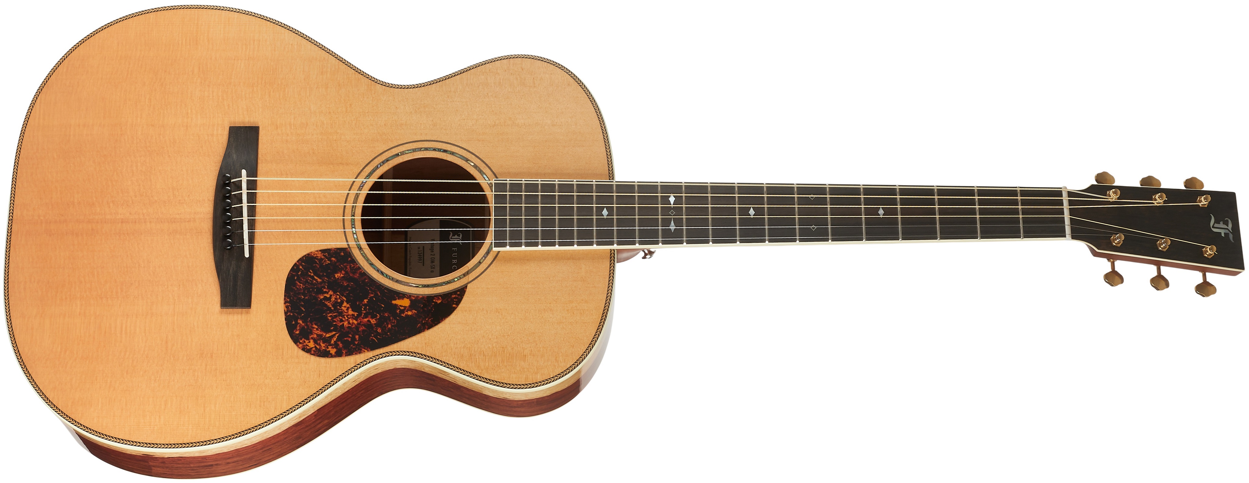 Levně Furch Vintage 2 OM-SX Mexican Granadillo CNR Active