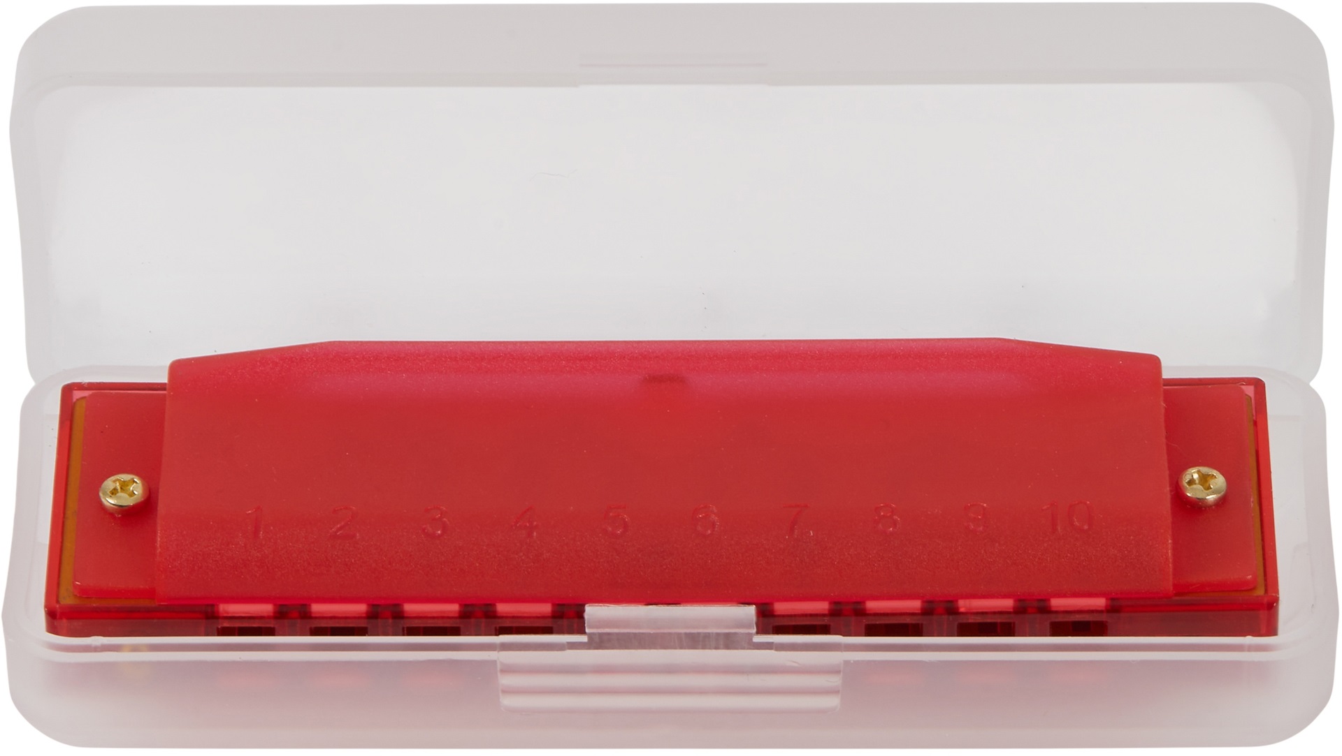 Hohner Translucent Harp C, red, hardcase (obrázek 5)