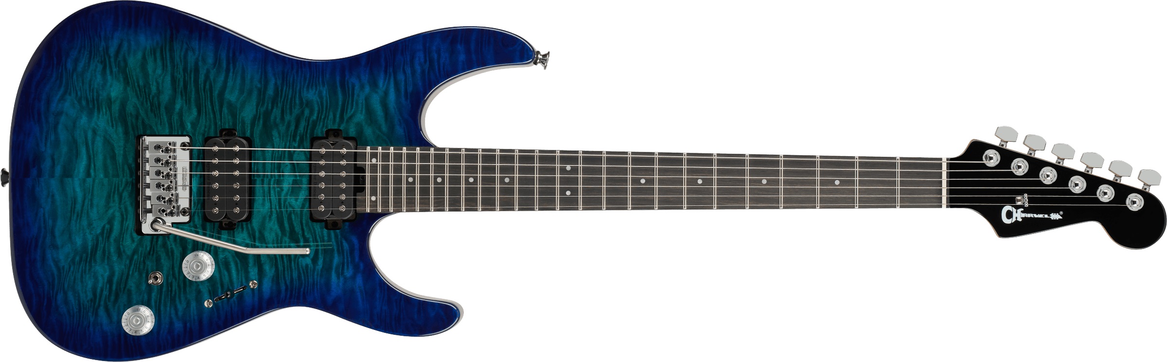 Levně Charvel Pro-Mod Plus DK24 HH 2PT EB QM EBY CHLRN BRST
