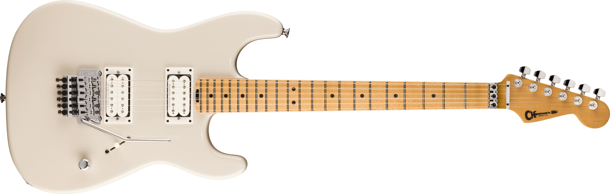 Levně Charvel American Neo-Classic San Dimas SD1 HH FR MN Ivory Blitz