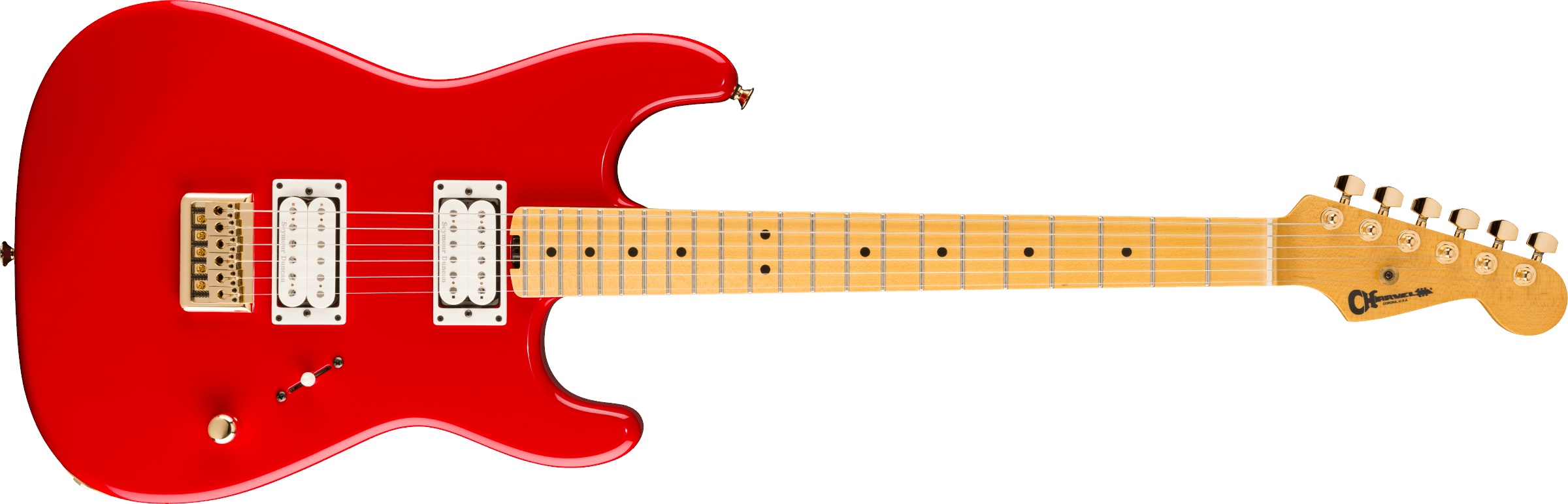 Levně Charvel American Neo-Classic San Dimas SD1 HH HT MN Ferrari Red