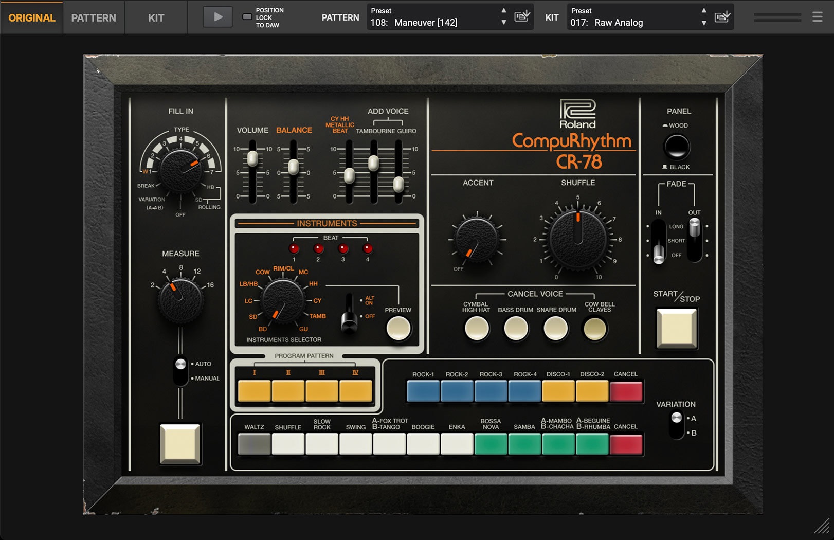 Roland CR-78 (obrázek 3)