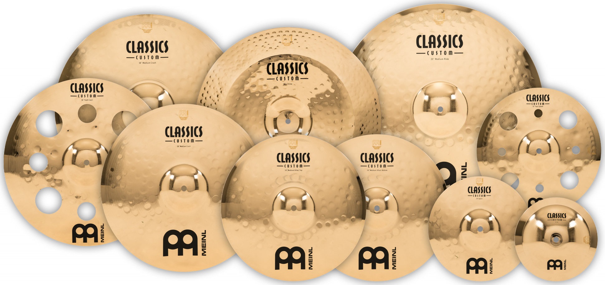 Meinl Classics Custom Brilliant Triple Bonus Set