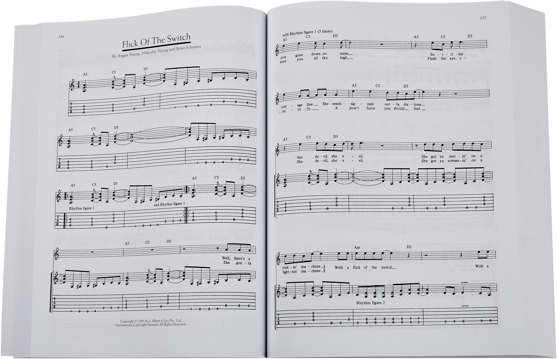 MS The Definitive AC/DC Songbook-Updated Edition (obrázek 5)
