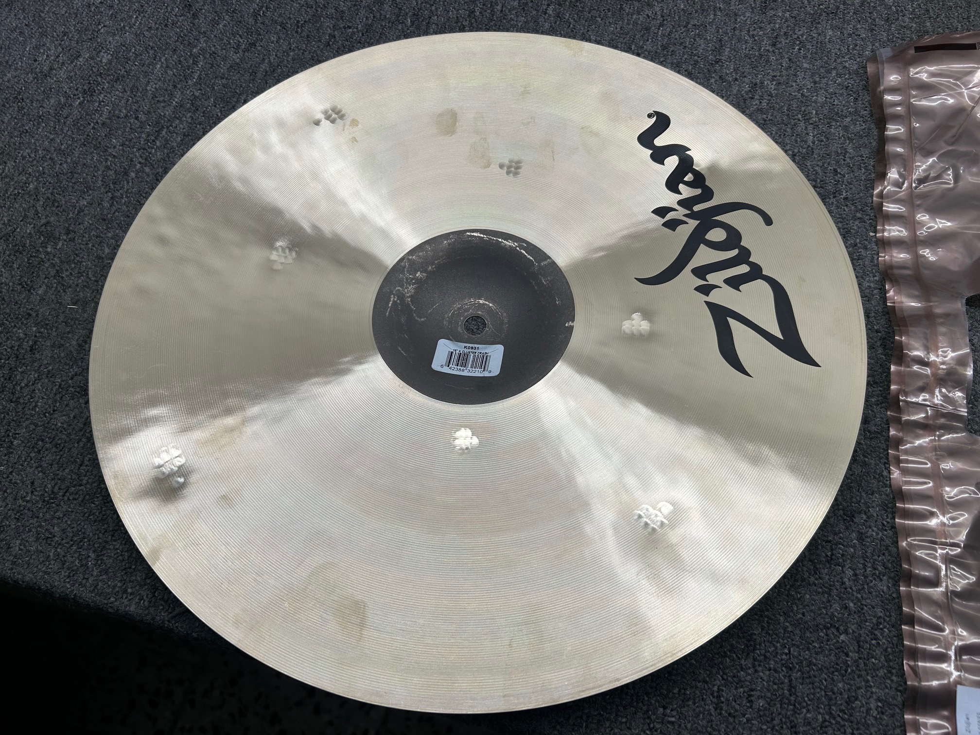 Zildjian 16" K Cluster Crash (použité) (obrázek 4)