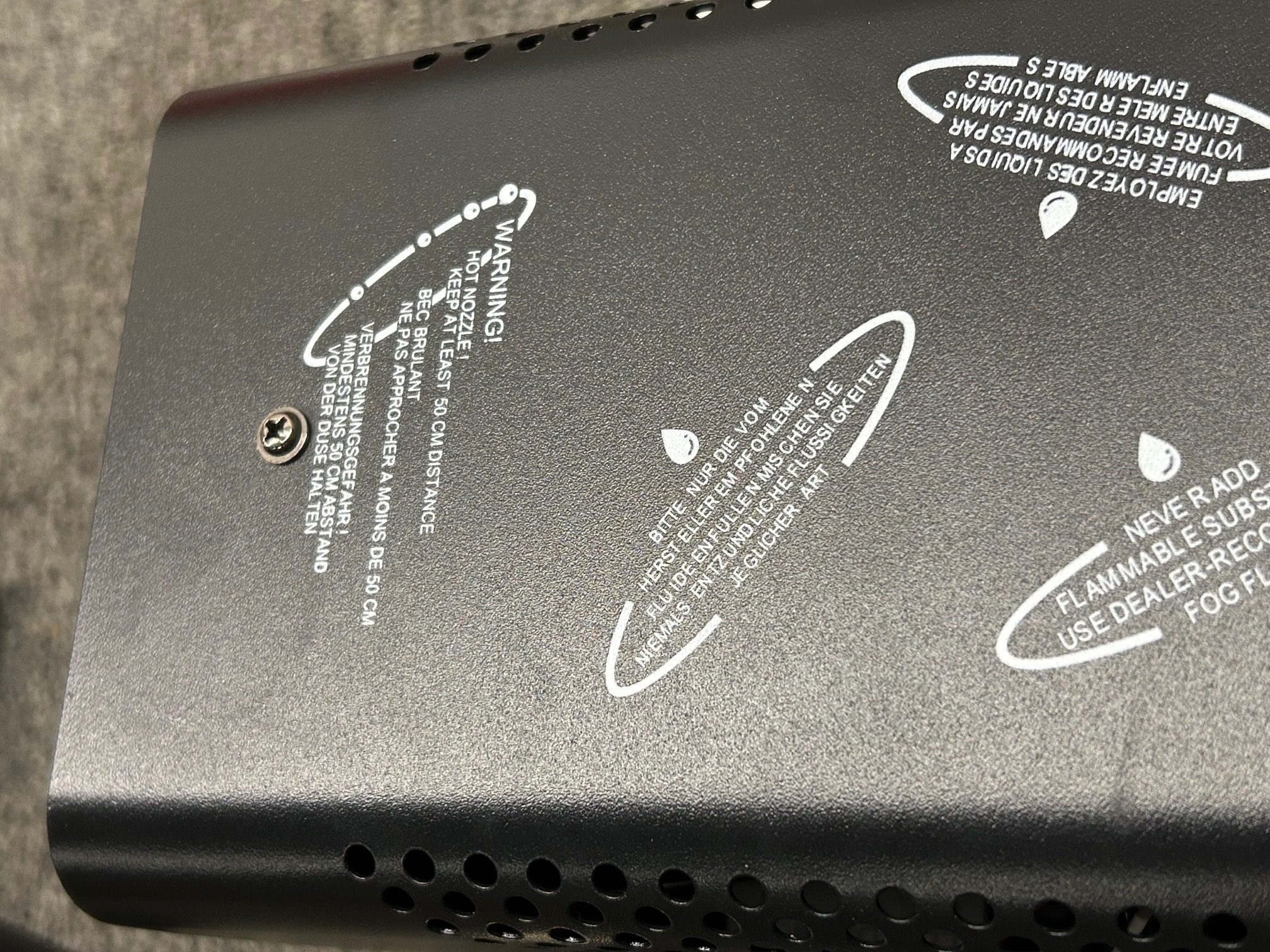 Flash FLM-600 MINI FOG MACHINE + Blue (použité) (obrázek 7)