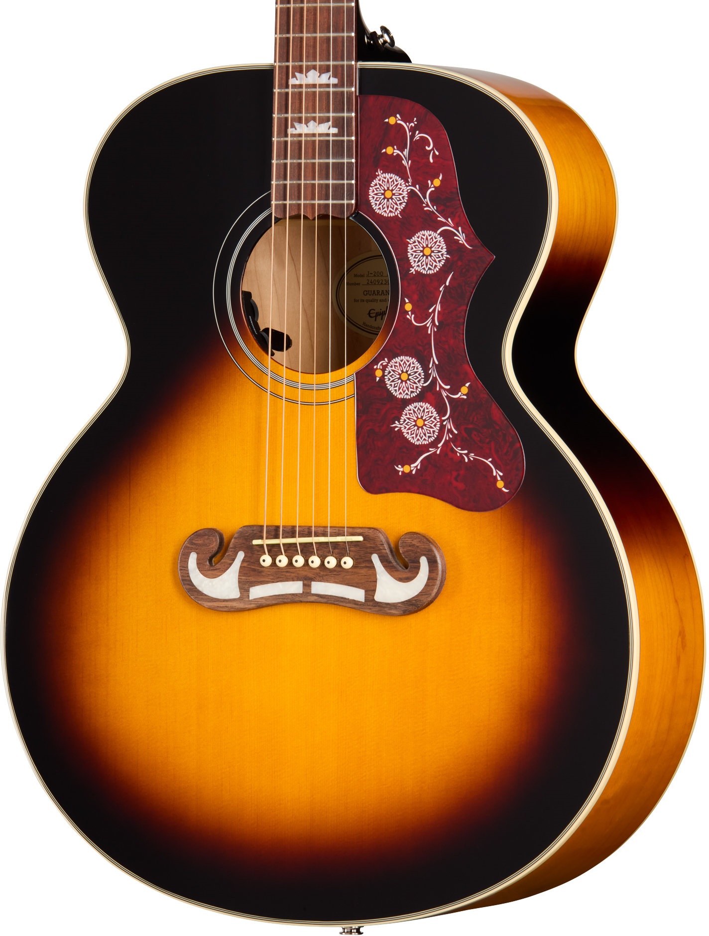 Epiphone J-200 Studio Vintage Sunburst (obrázek 3)