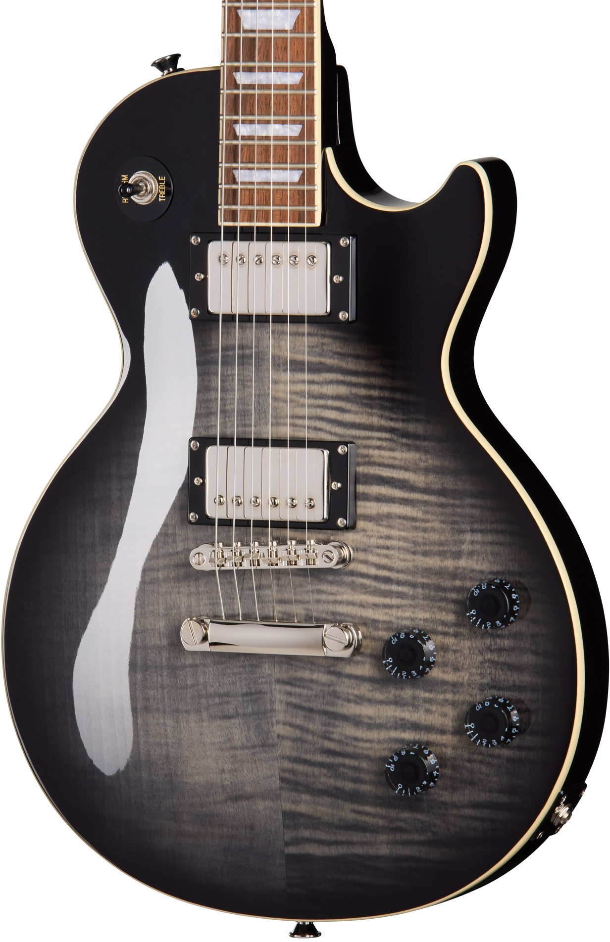 Epiphone Les Paul Tribute Plus Ebony Burst (obrázek 3)