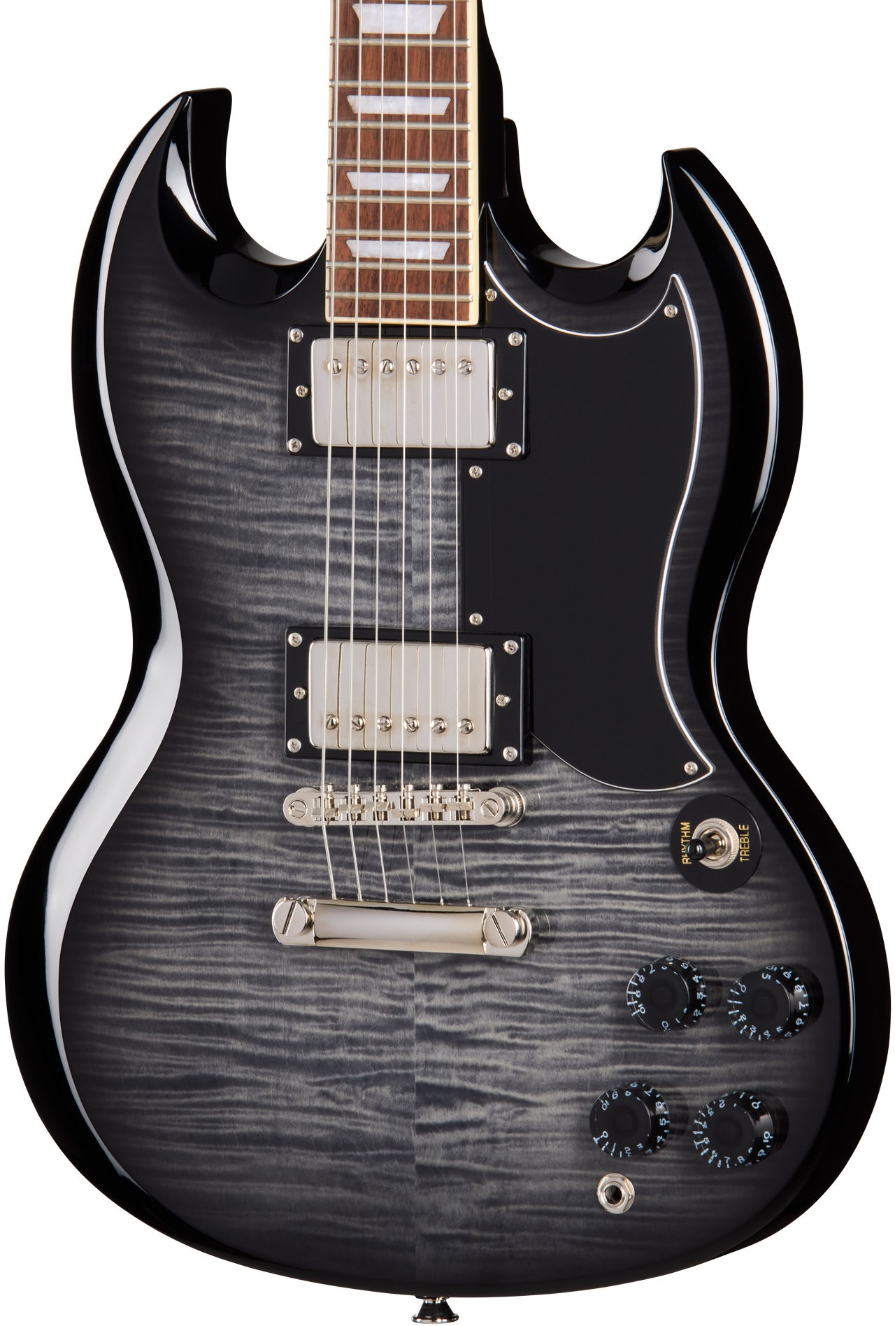 Epiphone SG Tribute Plus Ebony Burst (obrázek 3)